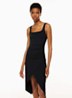 aritzia ruched dress Only Ruched Slip Dress