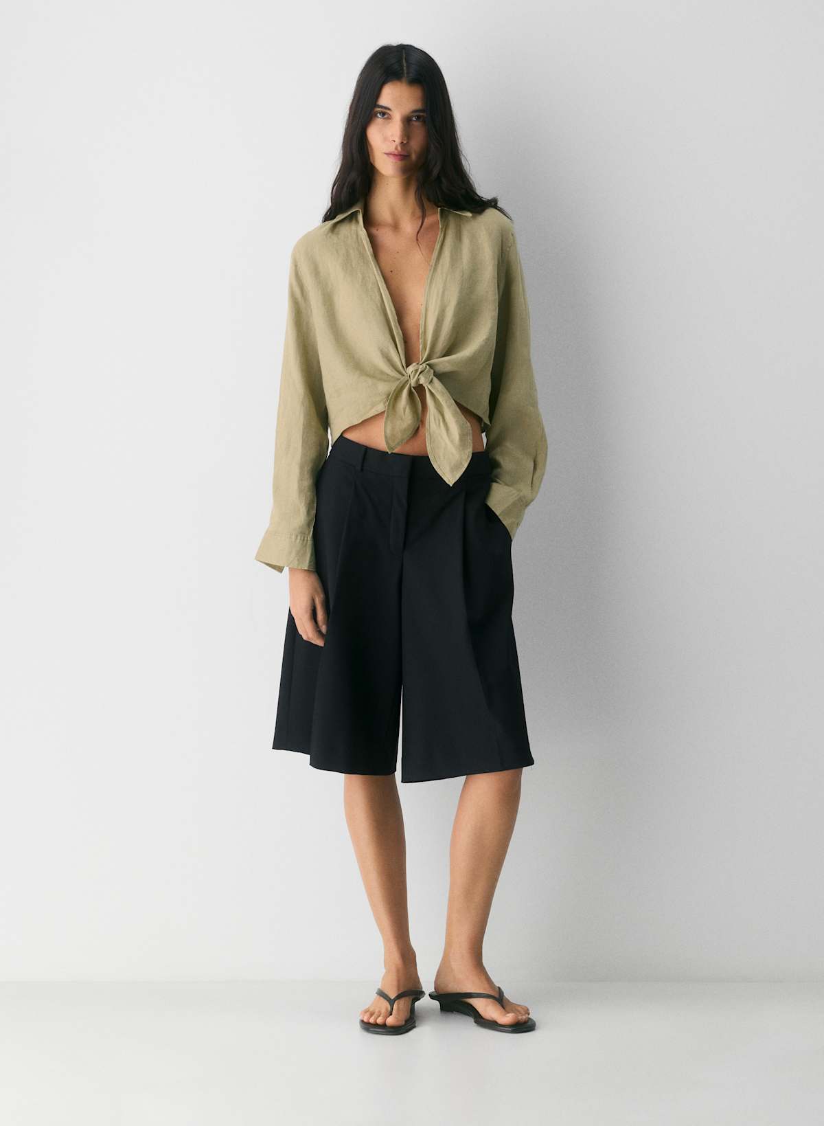 Aritzia Connection Linen Blouse