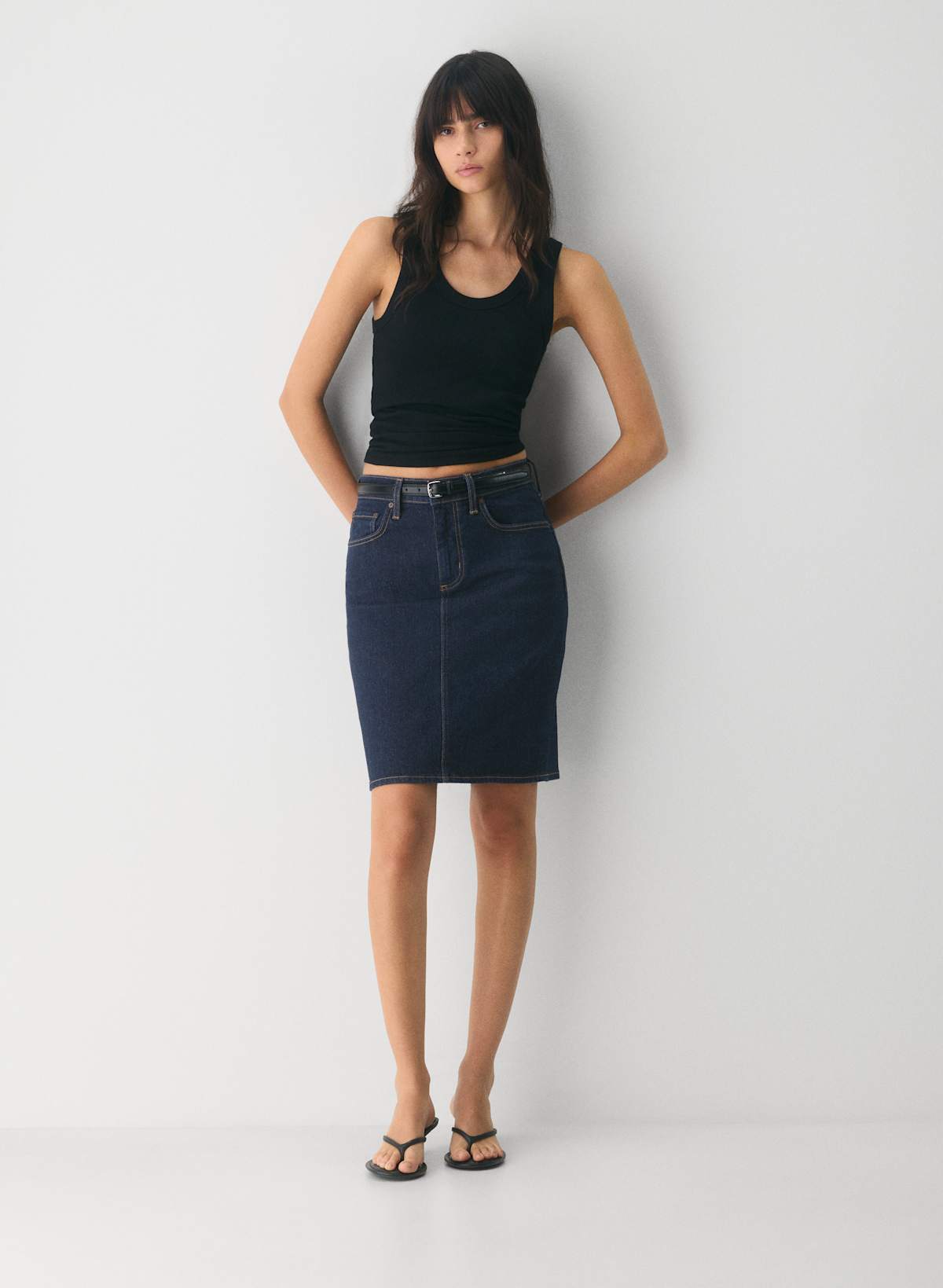 Denim Forum Mena Denim Skirt from Denim Forum