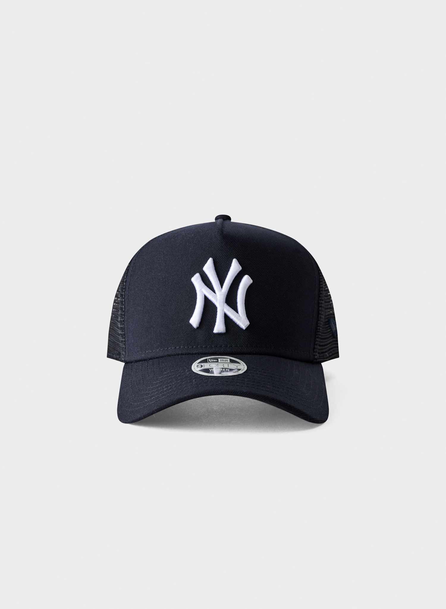 New Era NY Yankees 9FORTY A-Frame 網美款卡車帽 (球隊藍/白)