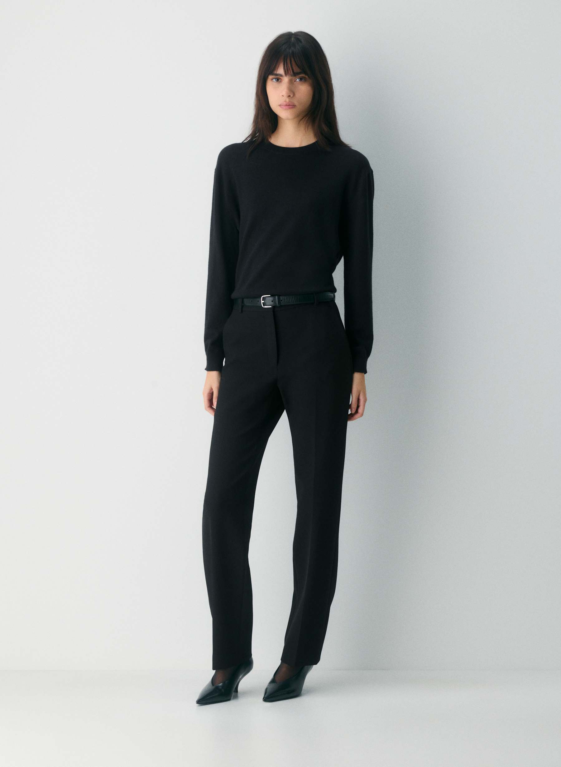 Babaton | High-Rise, Straight-Leg Coupe Pant