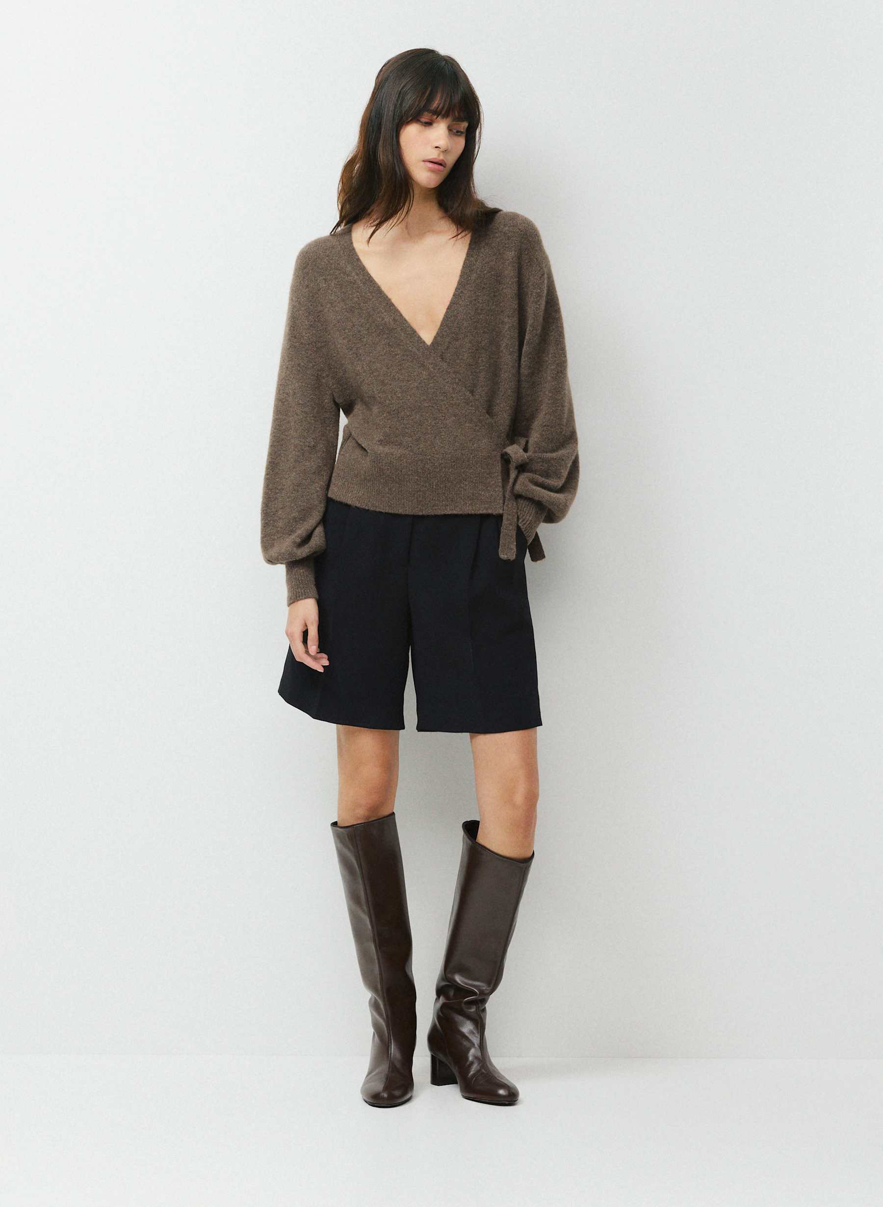 Aritzia SoftSpoke™ Cassidy Wrap Sweater