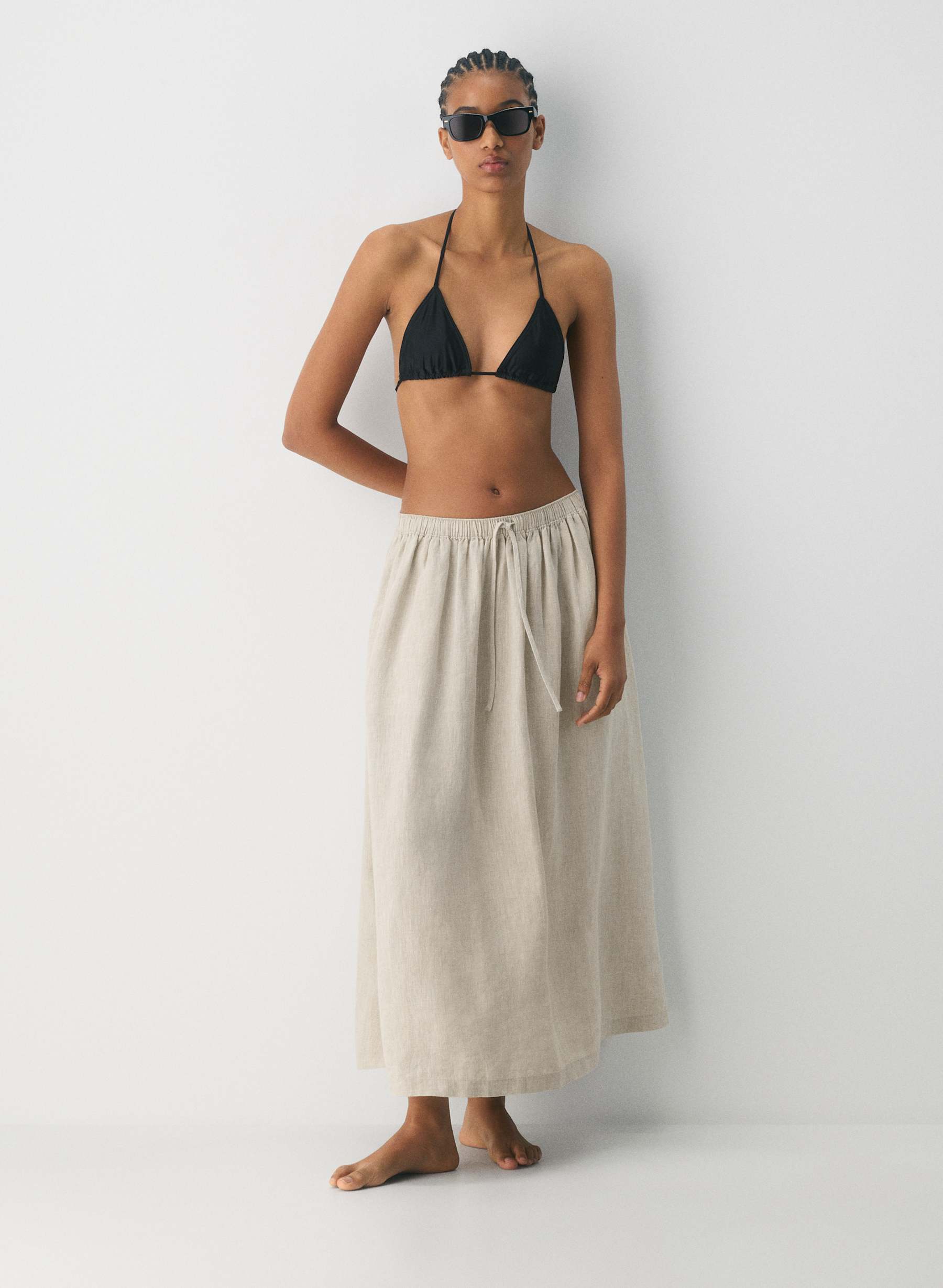 Socialite Linen Skirt from Little Moon