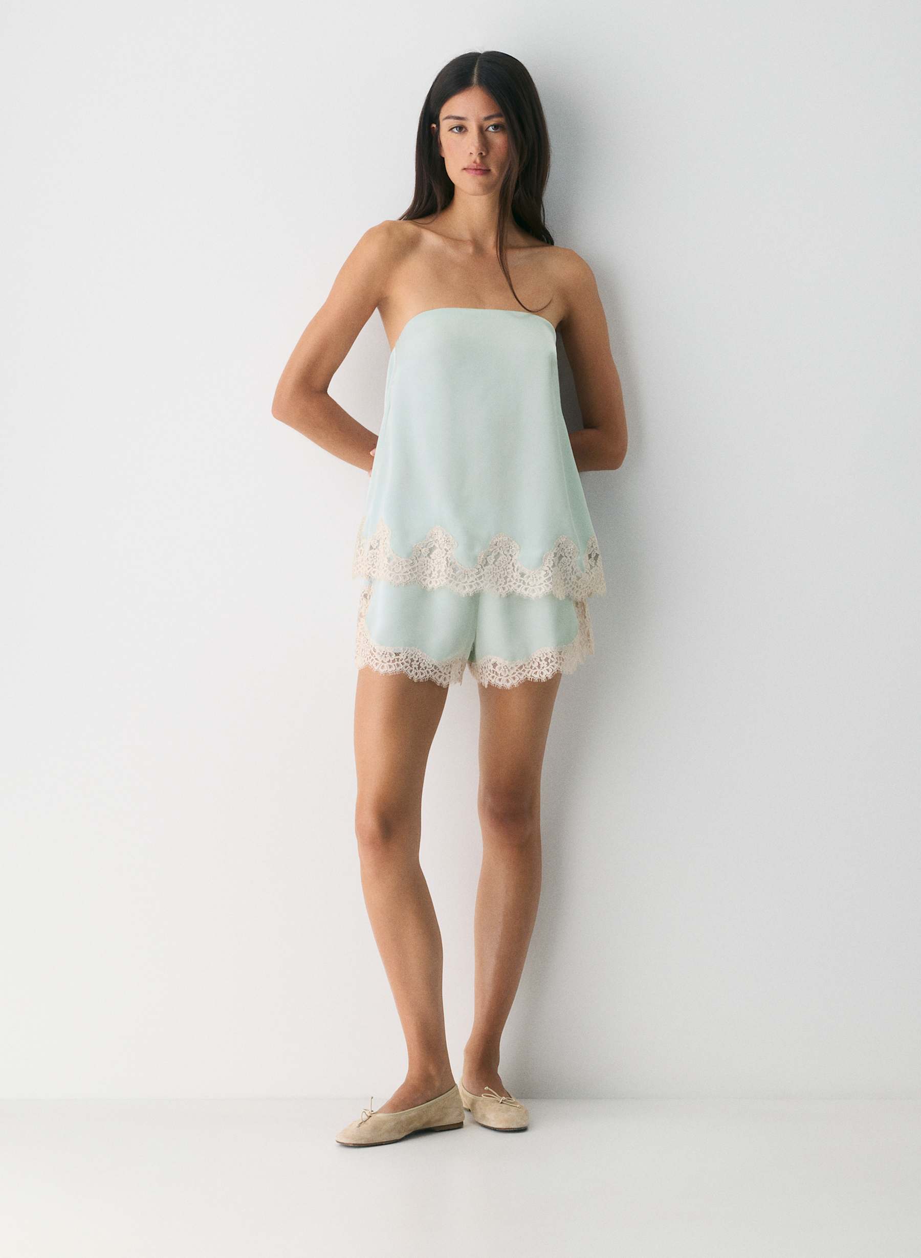 Aritzia Whimsy Satin Short