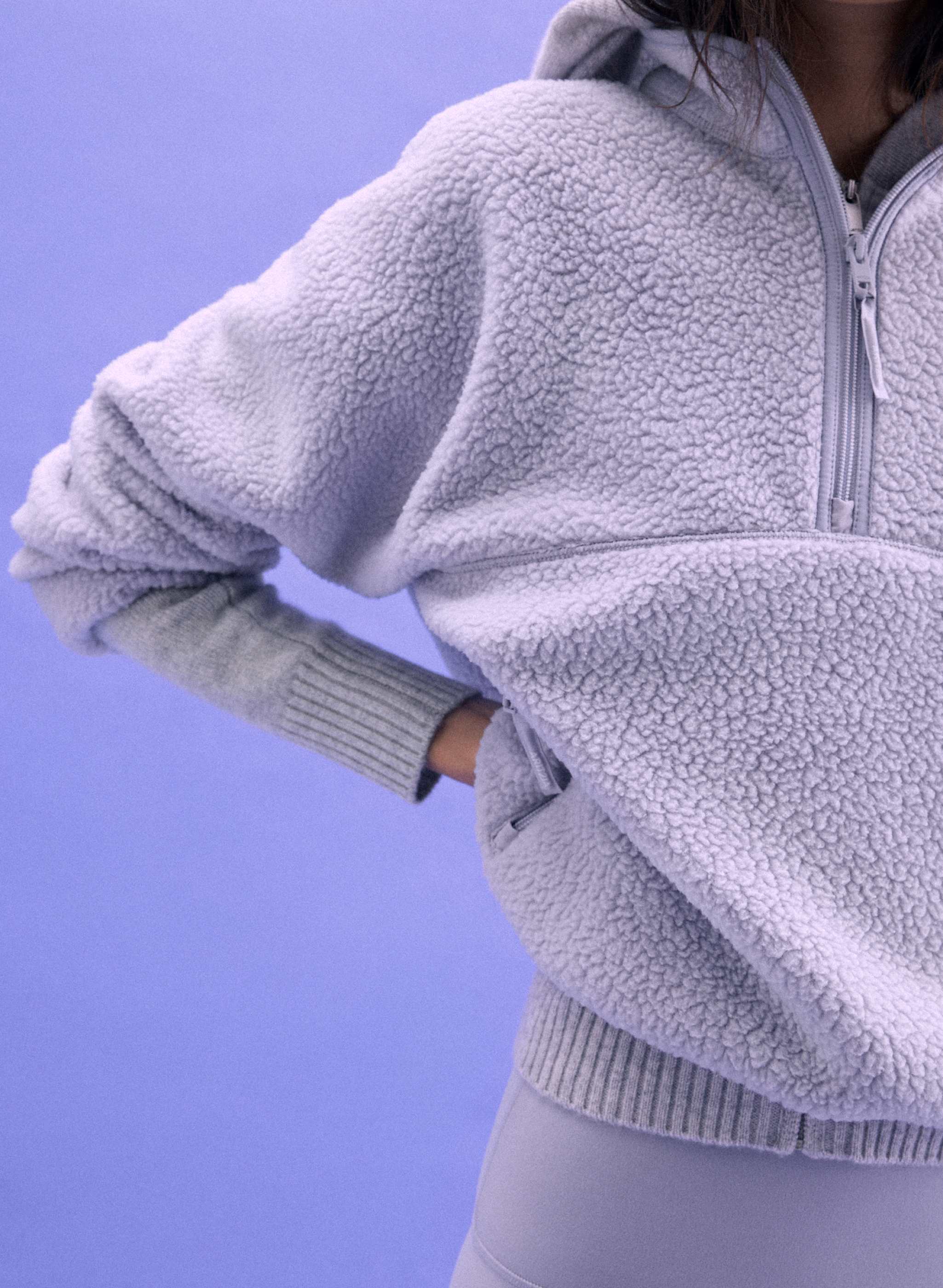 POLARTEC® THERMAL PRO™ HIGHLANDS 1/2 ZIP - Mid-pile fleece relaxed half-zip mockneck. 