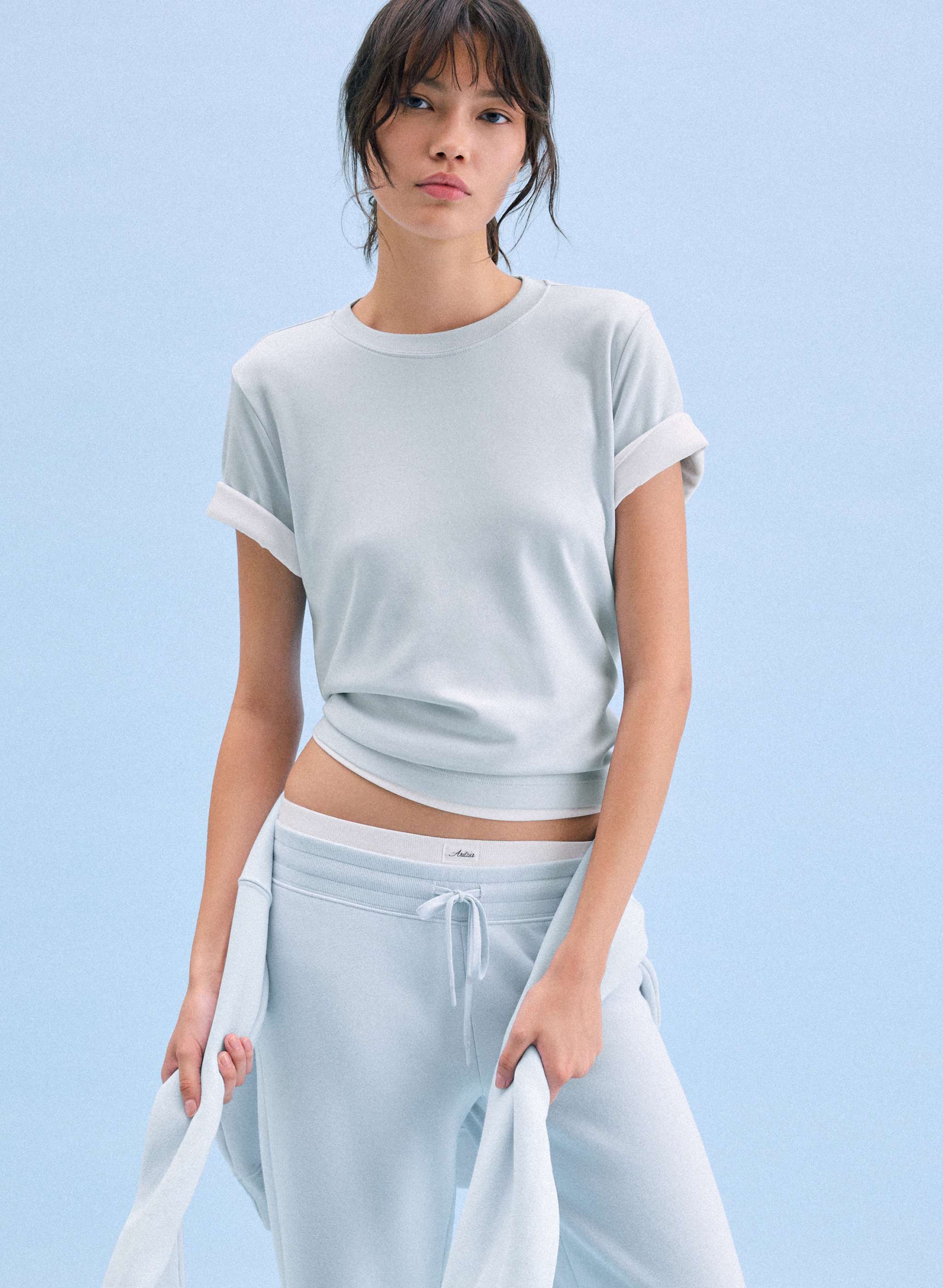 T-SHIRT FUNCTION - COTON INTERLOCK - T-shirt ras du cou classique en double tricot tout coton. 