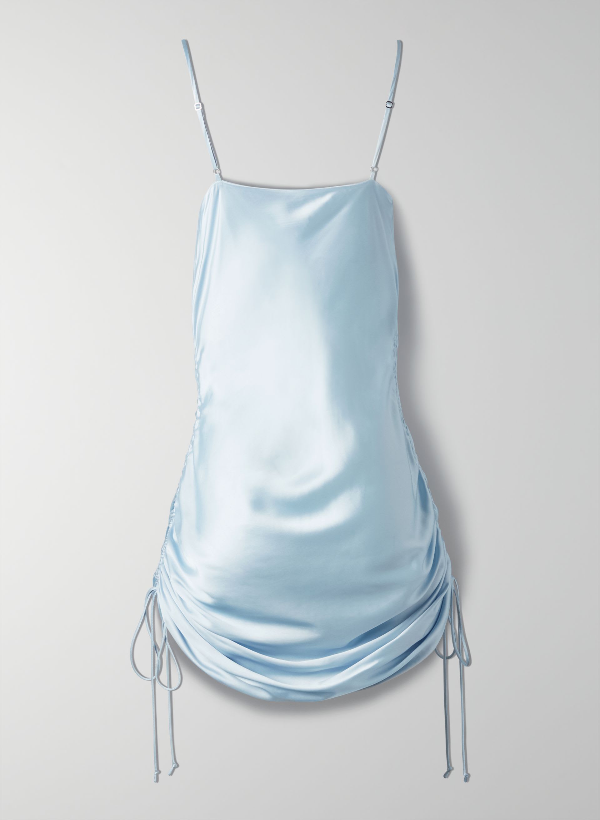 aritzia wilfred only ruched slip dress Only Ruched Slip Dress
