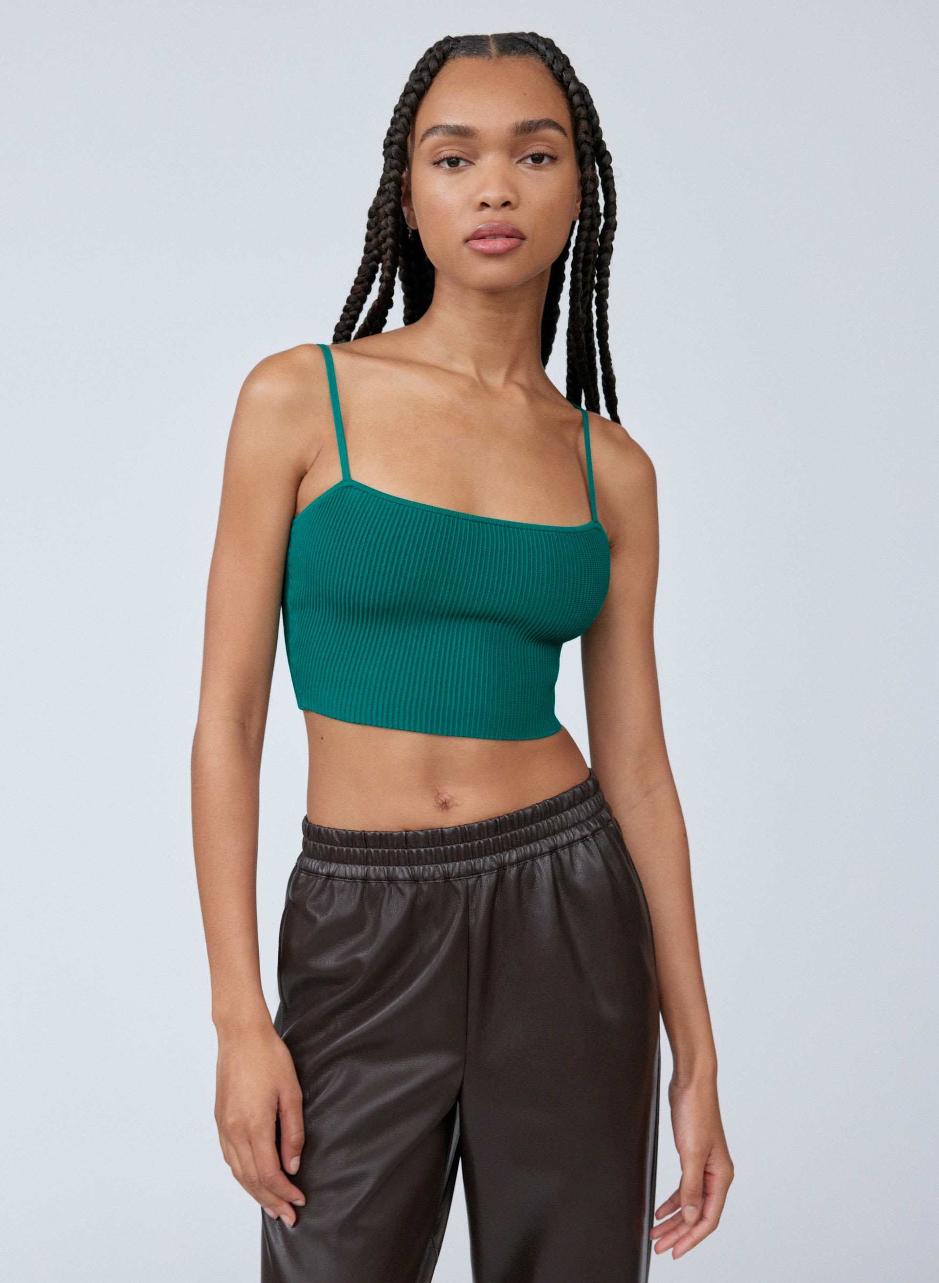 Sculpt Knit Cami Cropped Tank | Aritzia INTL