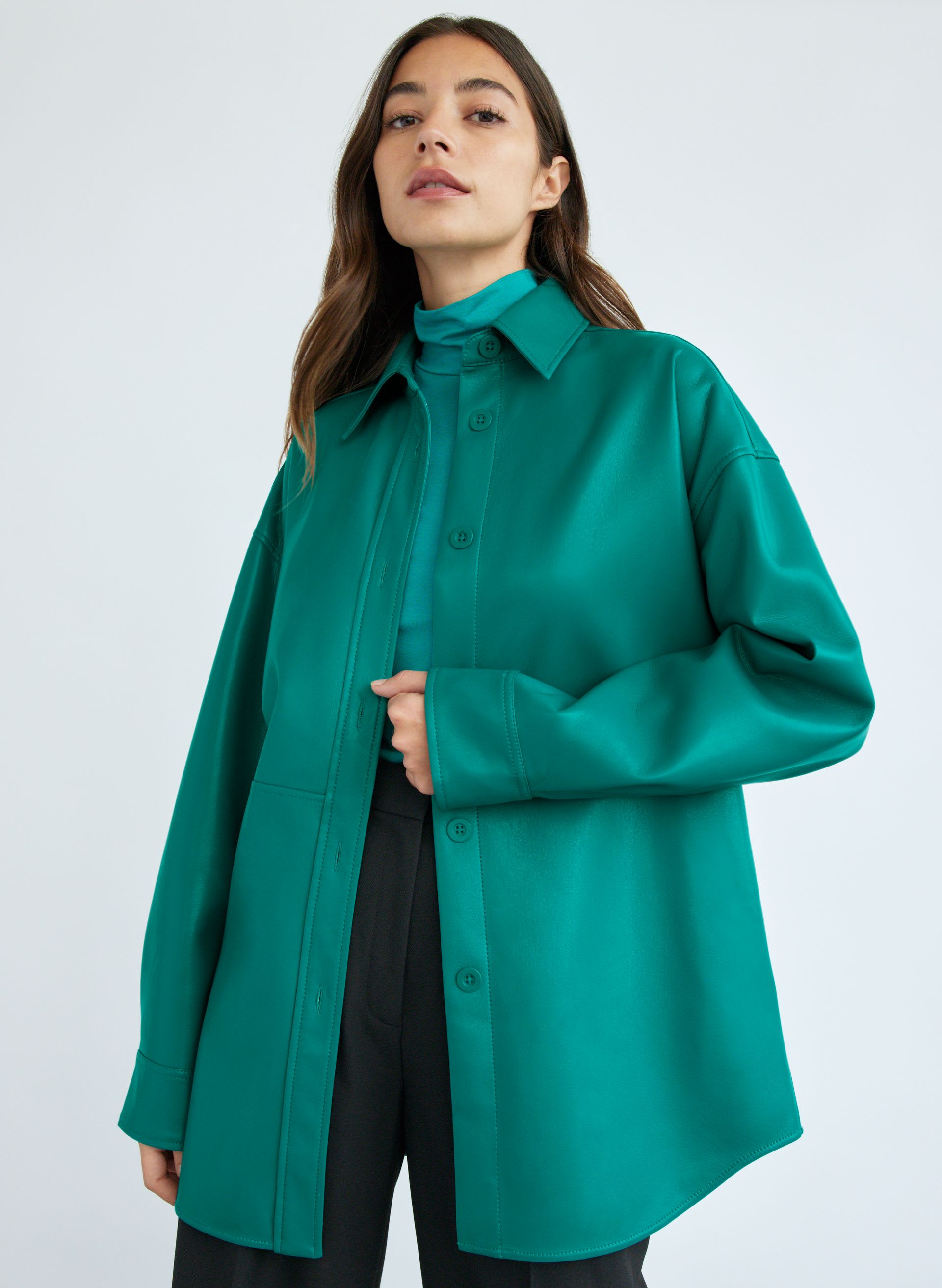 PELLI SHIRT JACKET | Aritzia