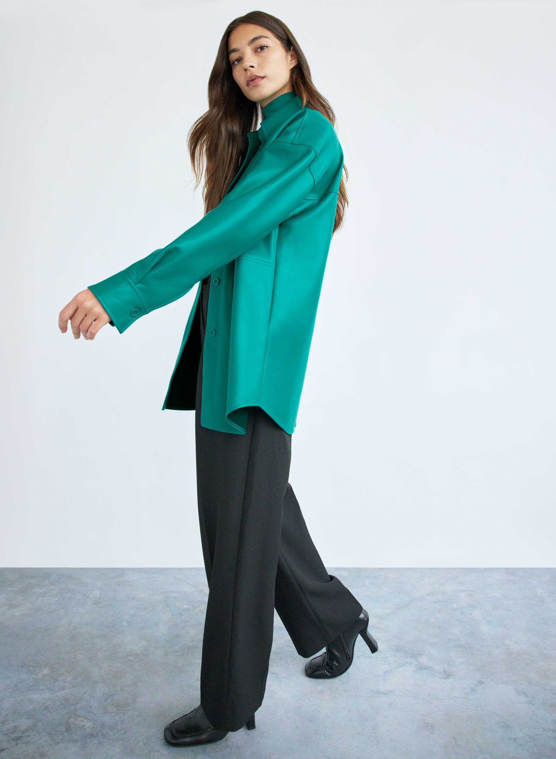 PELLI SHIRT JACKET | Aritzia