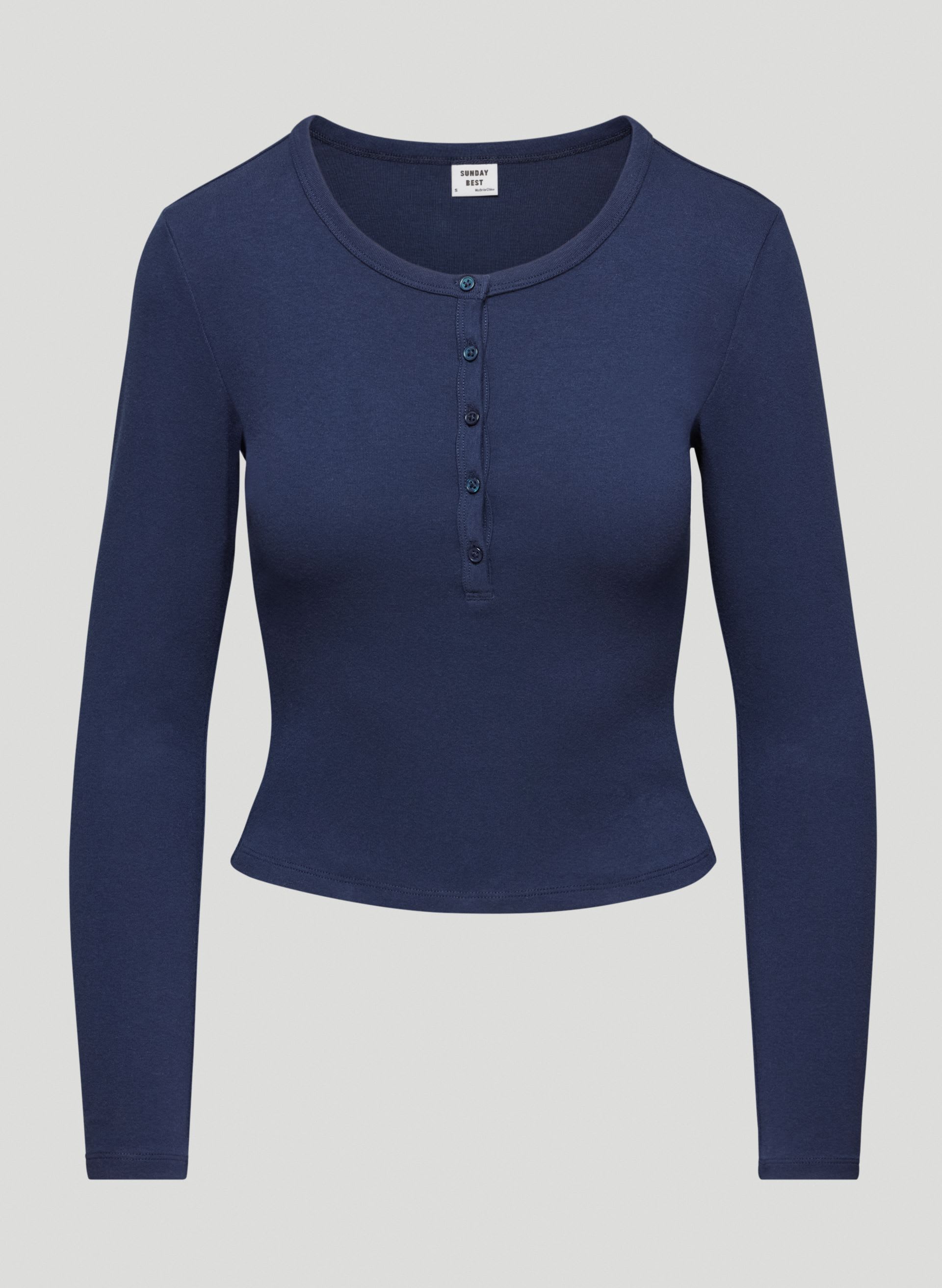 トップス SUNDAYS BEST BORDER POCKET LONG SLEEVE Drew Longsleeve | Aritzia US