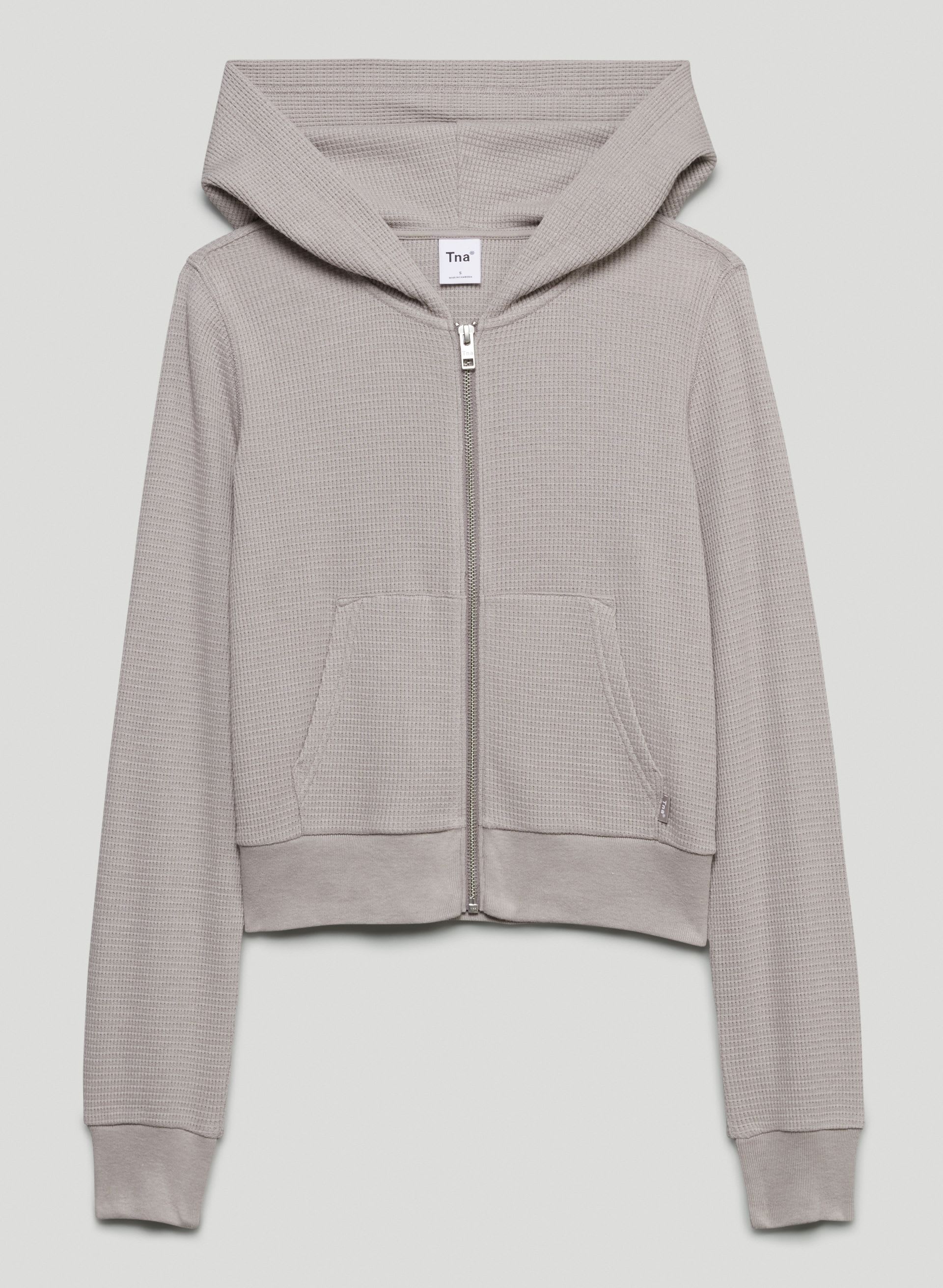 Waffle Zip Hoodie | Aritzia US