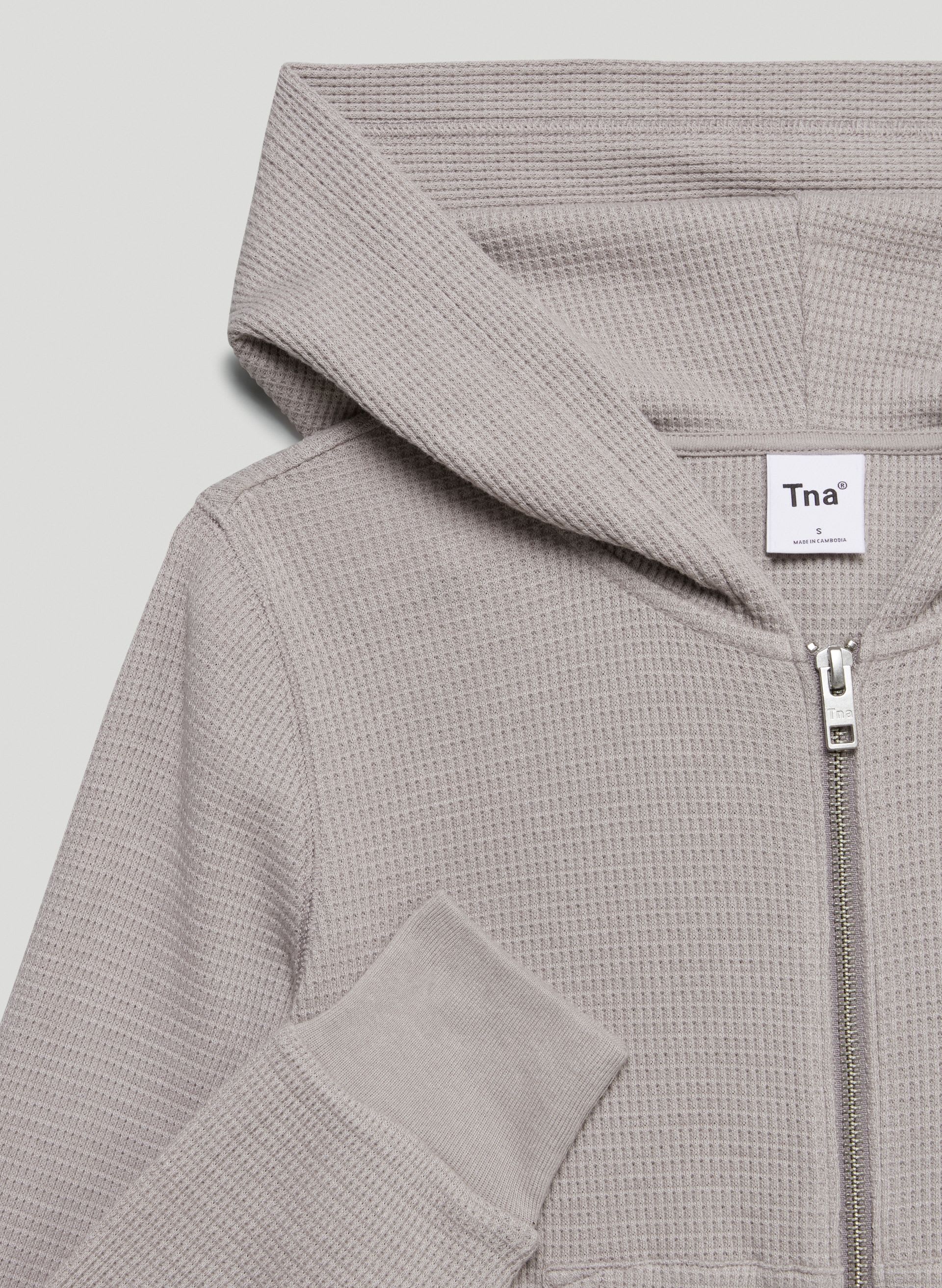 Waffle Zip Hoodie | Aritzia US