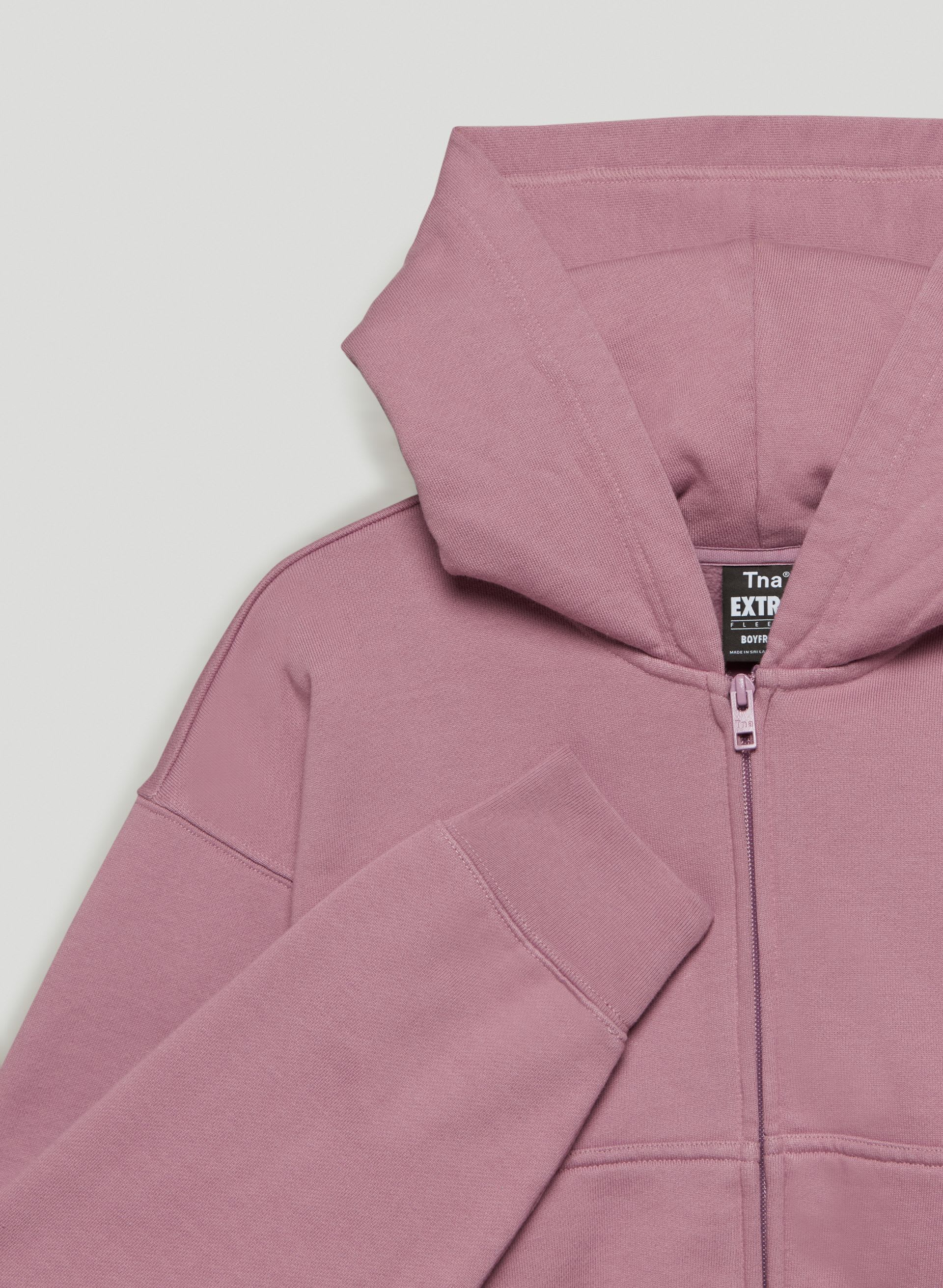 Extra Fleece Boyfriend Boxy Zip-Up Hoodie | Aritzia US