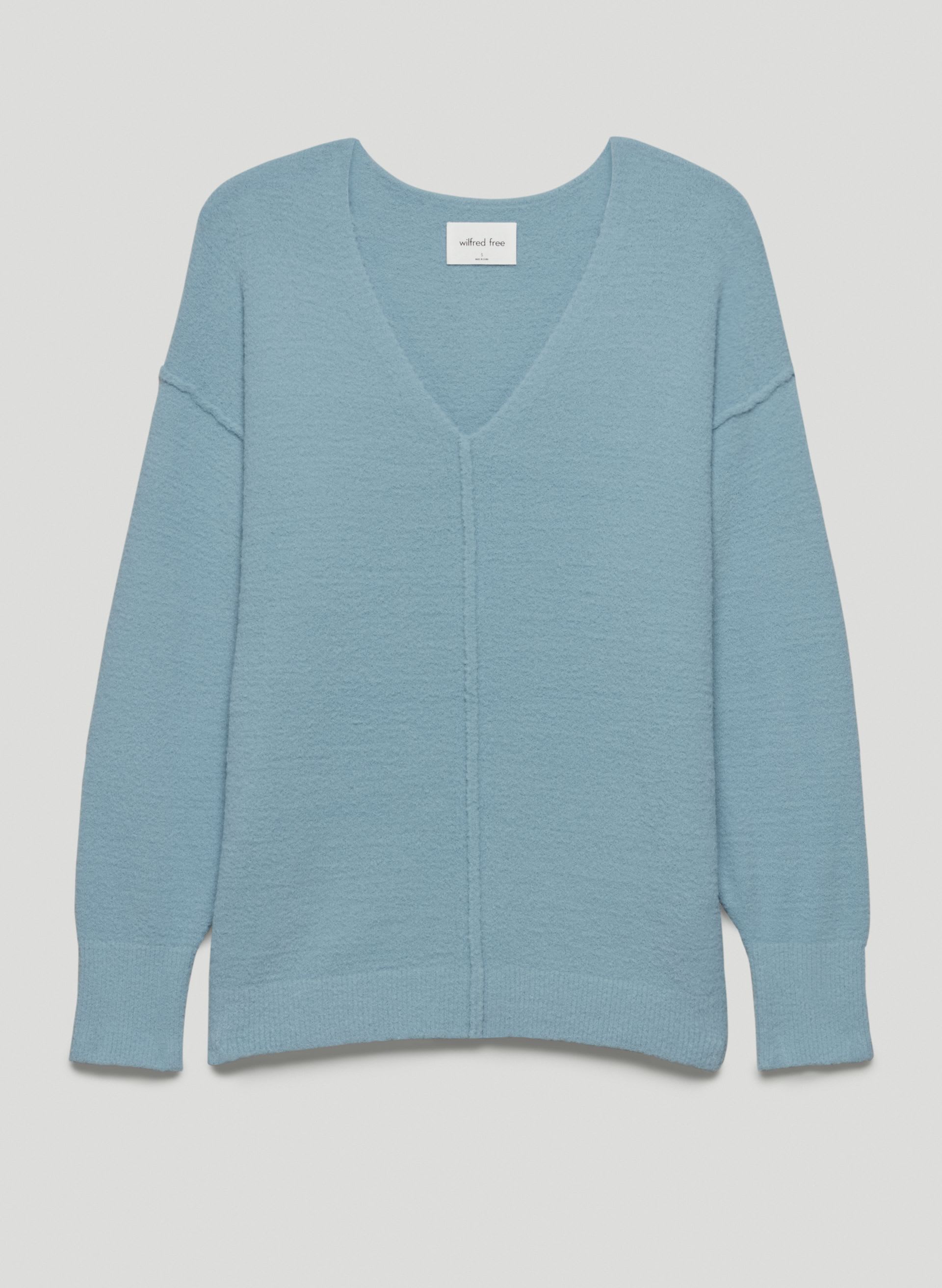 HUSH KNIT V-NECK SWEATER | Aritzia
