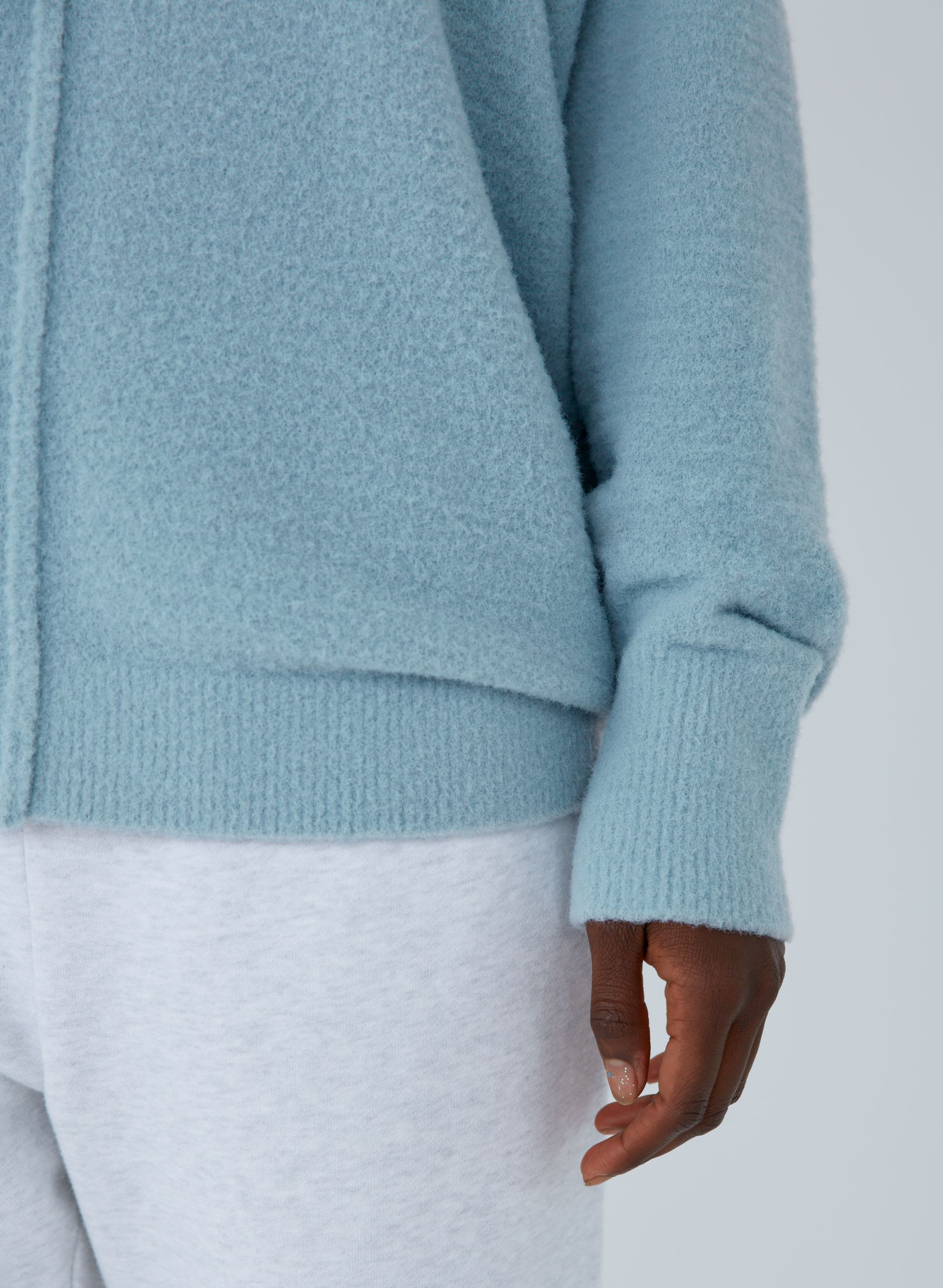 HUSH KNIT V-NECK SWEATER | Aritzia