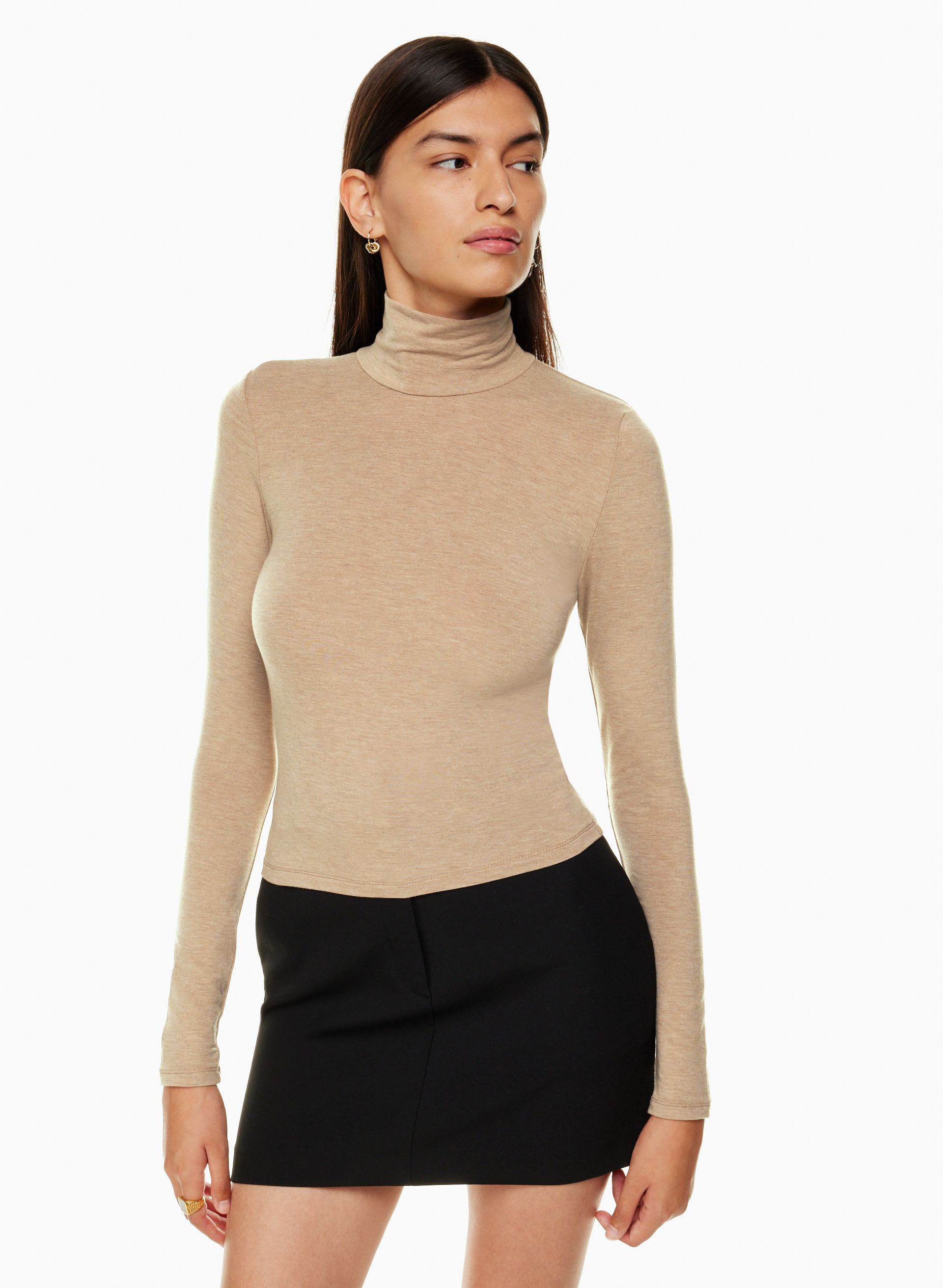 EVERYDAY MOCKNECK LONGSLEEVE | Aritzia