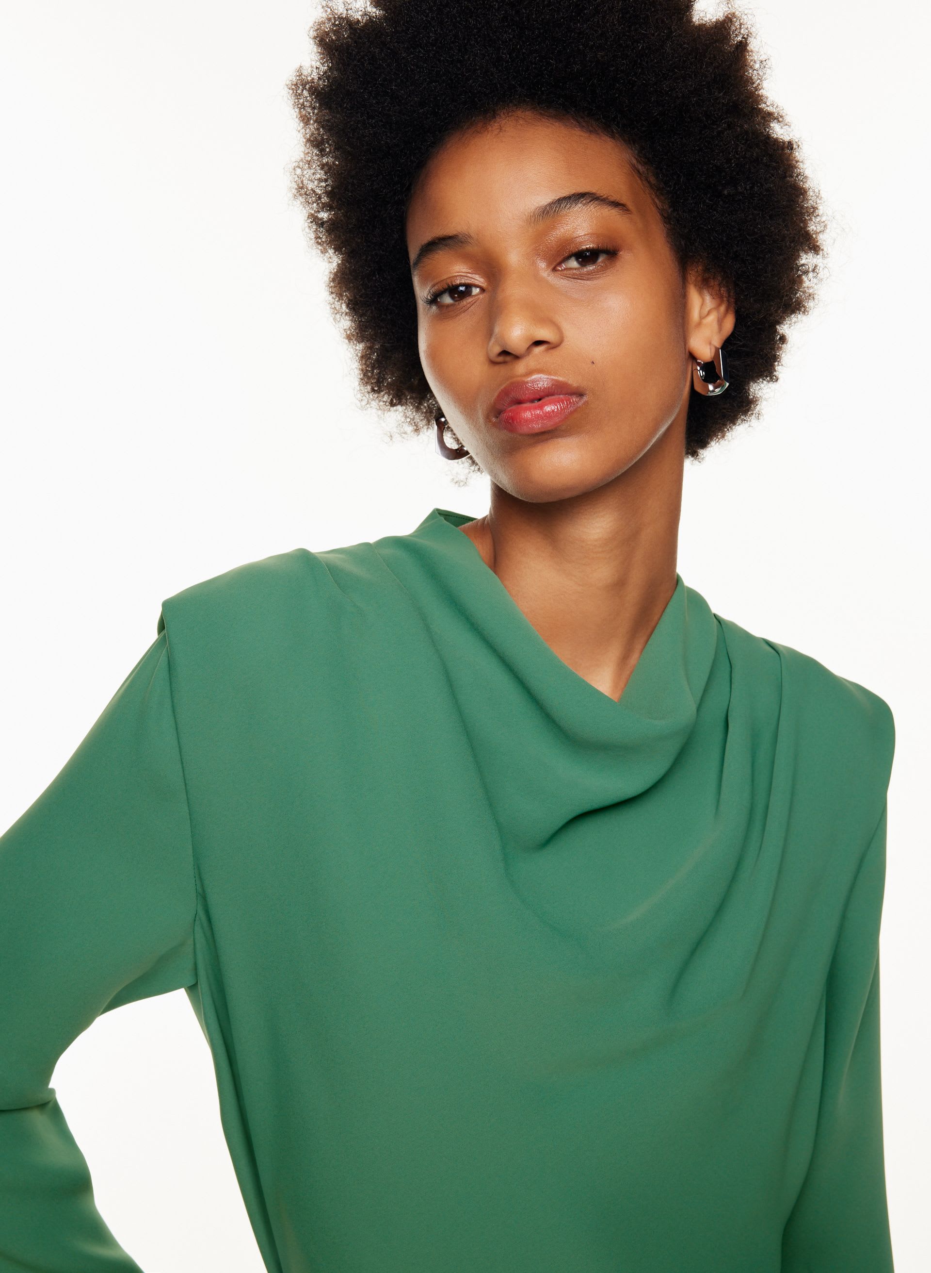 CARTER LONGSLEEVE BLOUSE | Aritzia