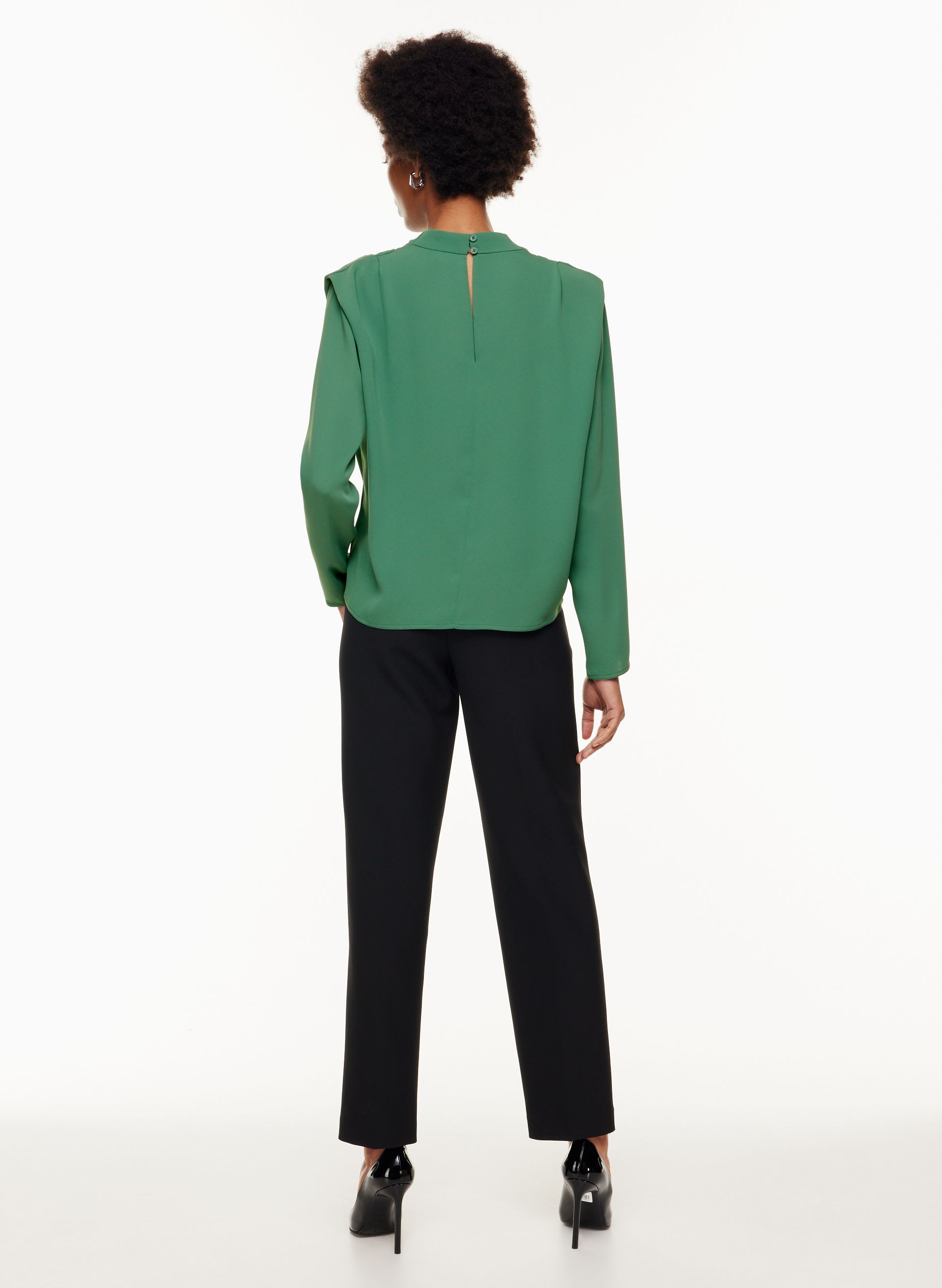 CARTER LONGSLEEVE BLOUSE | Aritzia
