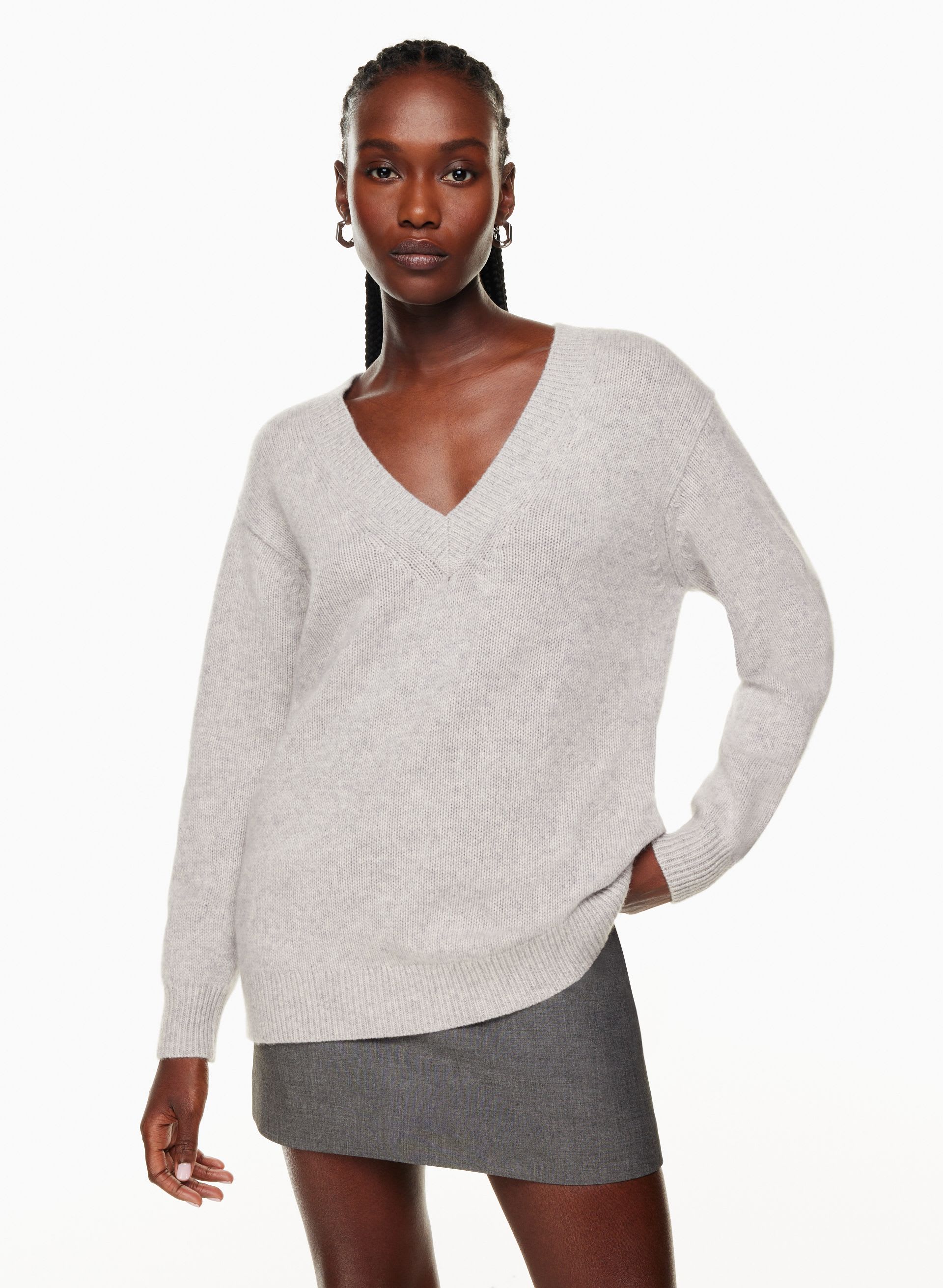 ROGER LUXE CASHMERE SWEATER | Aritzia
