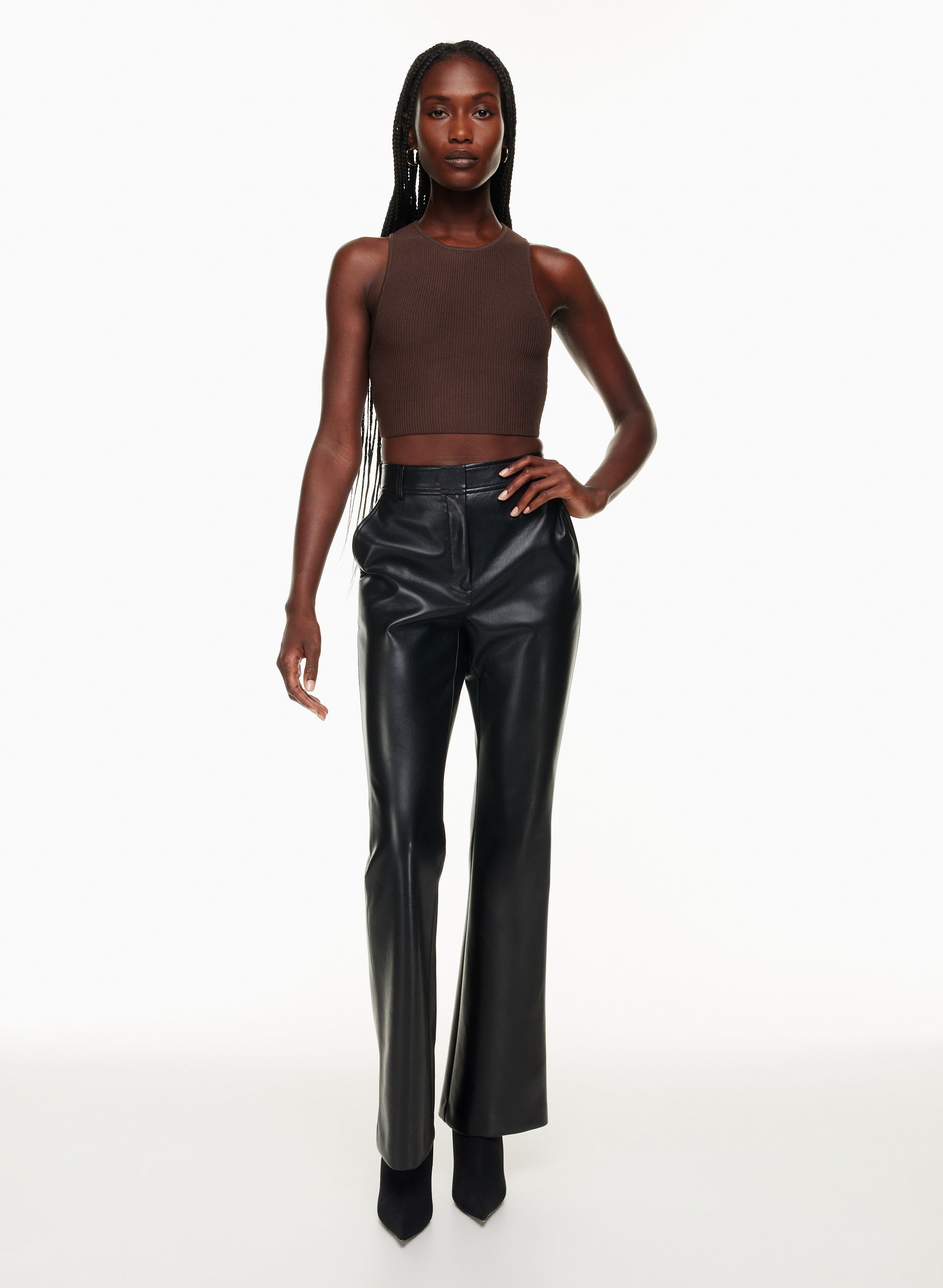 Sculpt Knit Racer Cropped Tank | Aritzia US