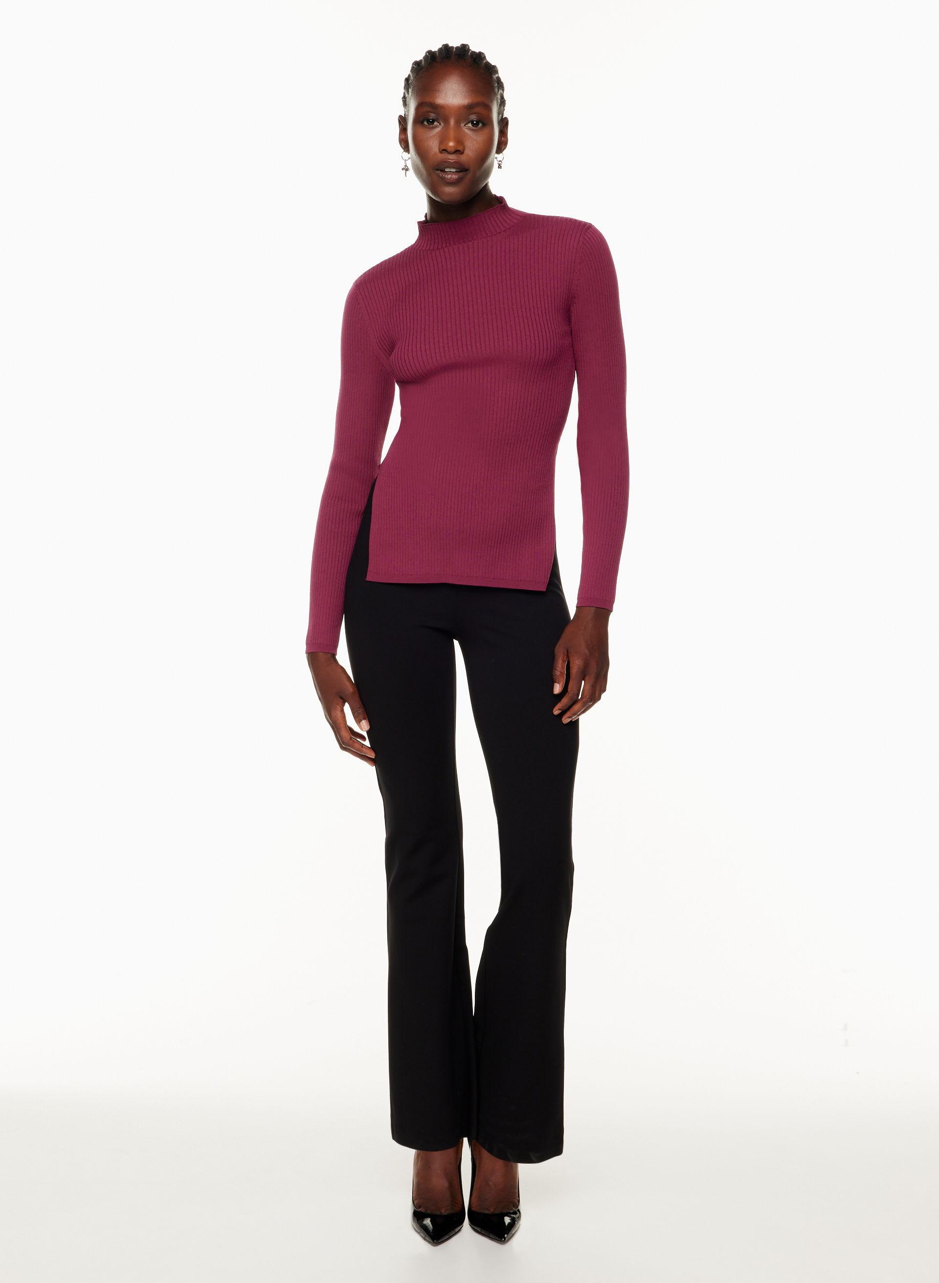 Sculpt Knit Tie-Back Longsleeve | Aritzia US