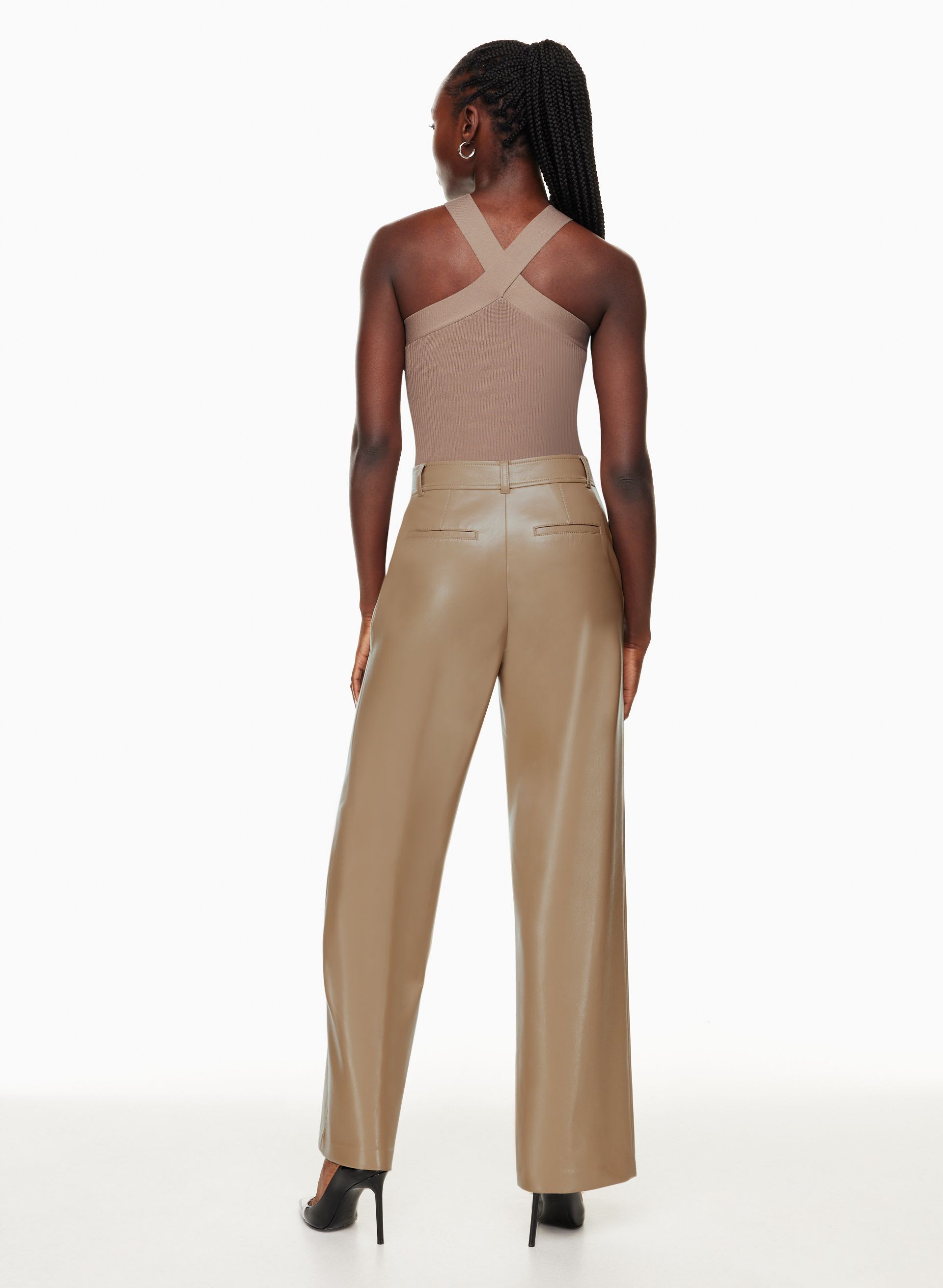 SCULPT KNIT CRISS CROSS TANK | Aritzia