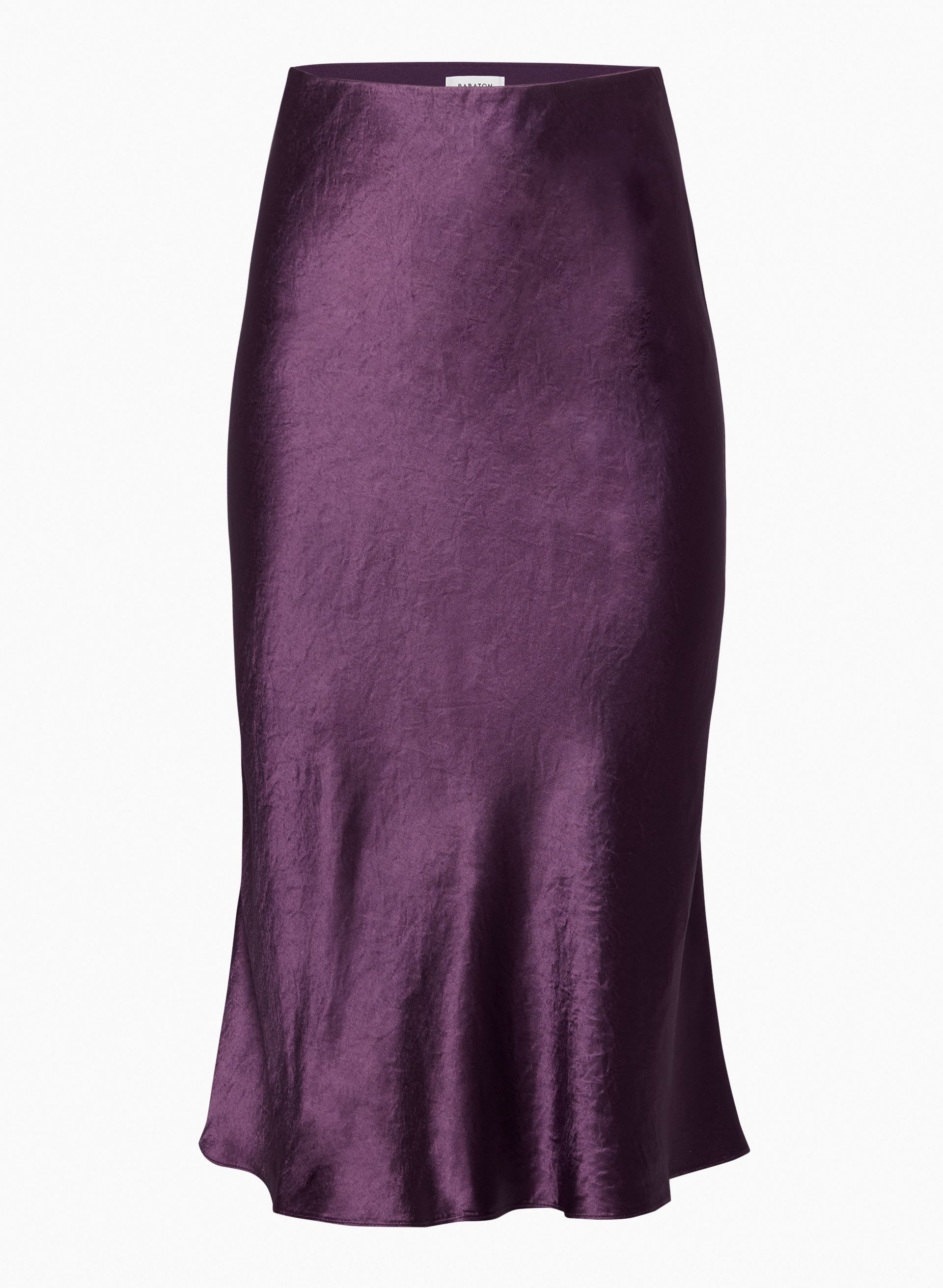 SLIP SATIN MIDI SKIRT | Aritzia