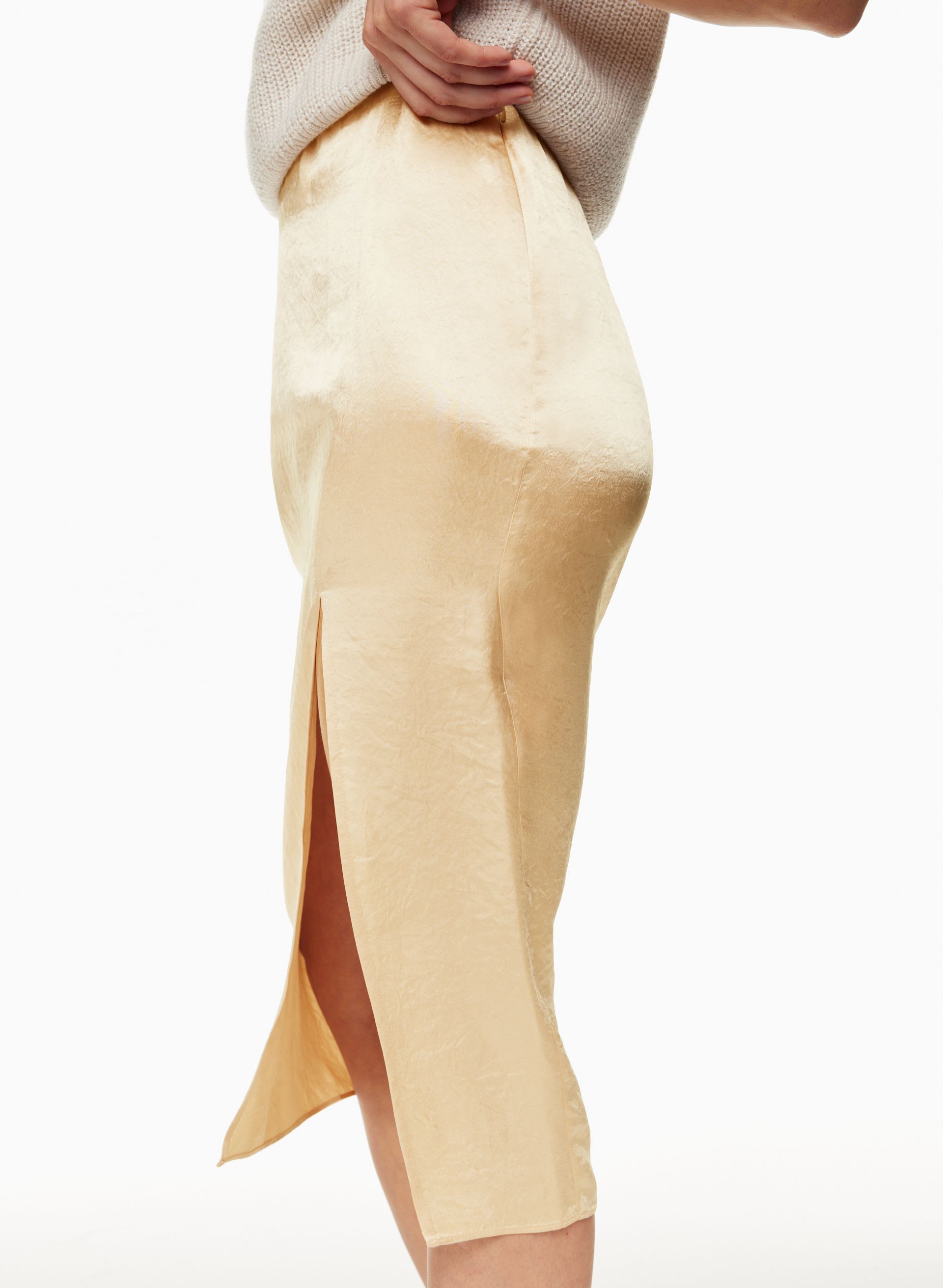 EAMES SATIN SKIRT | Aritzia