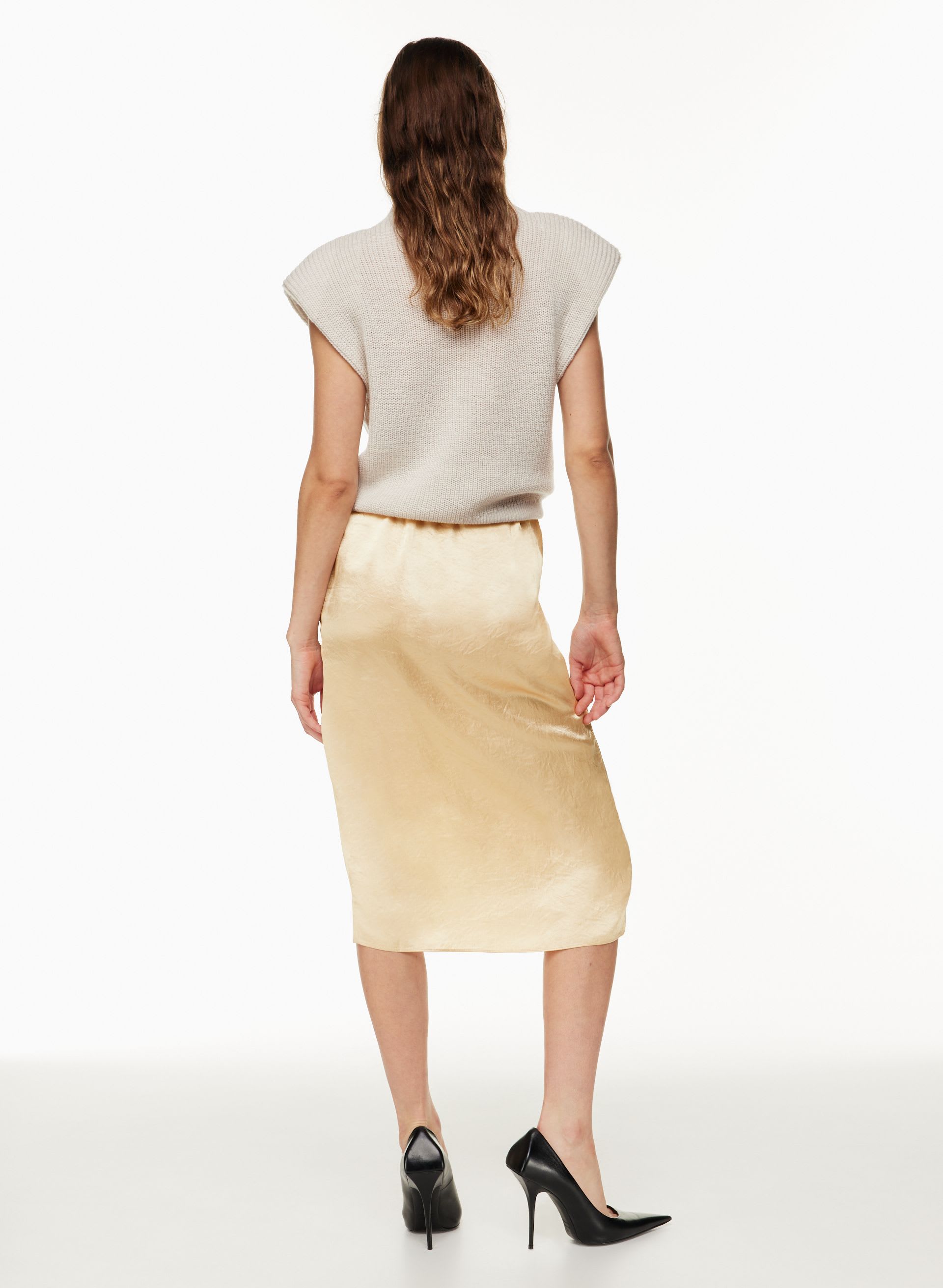 EAMES SATIN SKIRT | Aritzia