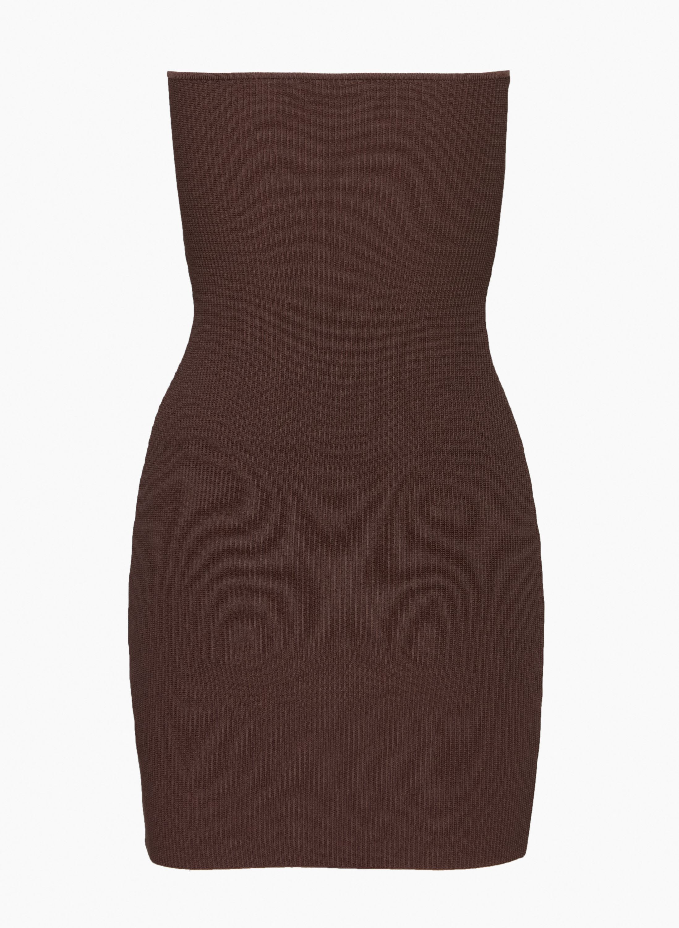 black bodycon dress with sheer sleeves Turtleneck Bodycon Contour Sculpt Midi Dress