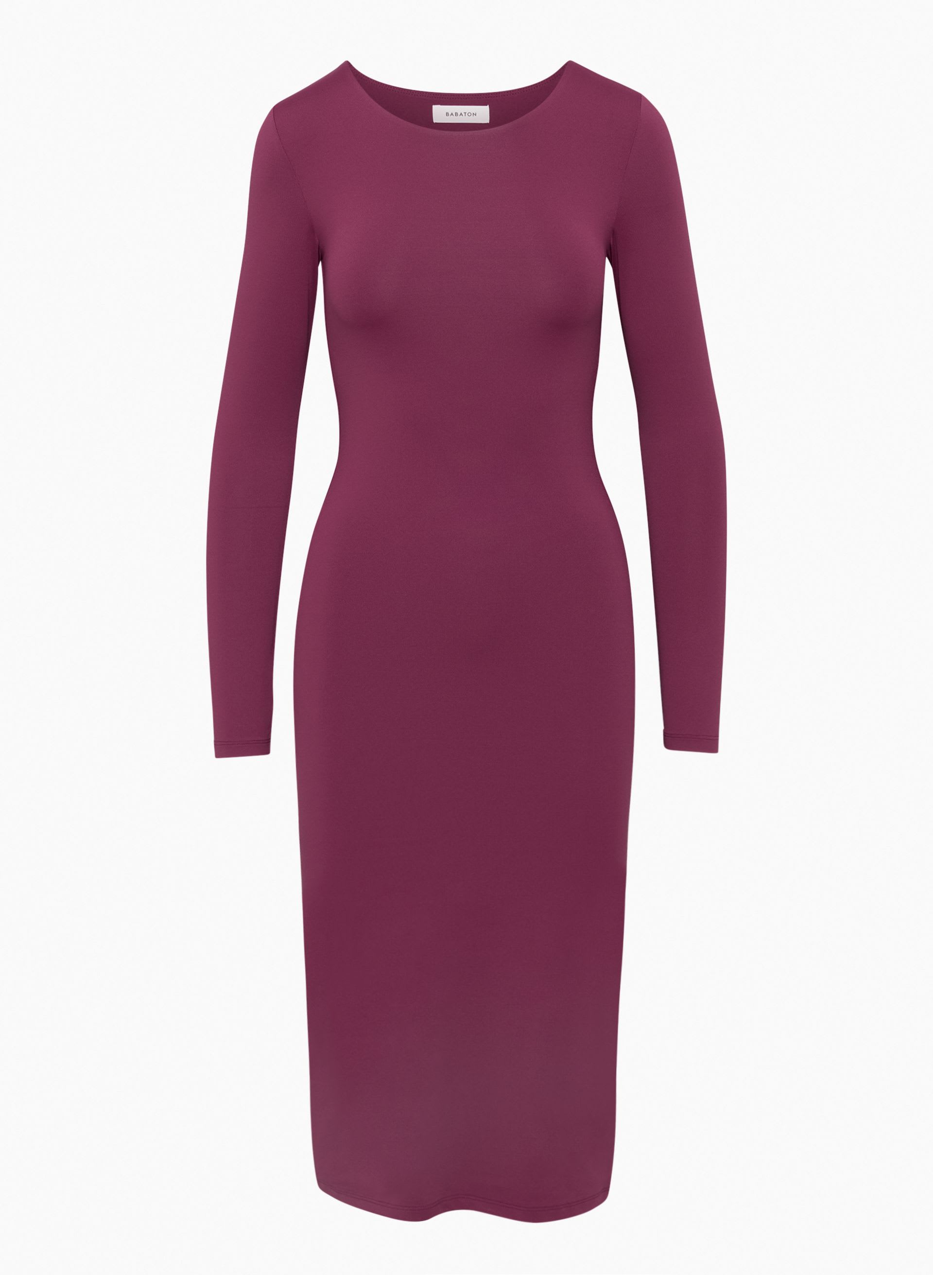 babaton long sleeve dress Contour Crew Longsleeve Midi Dress
