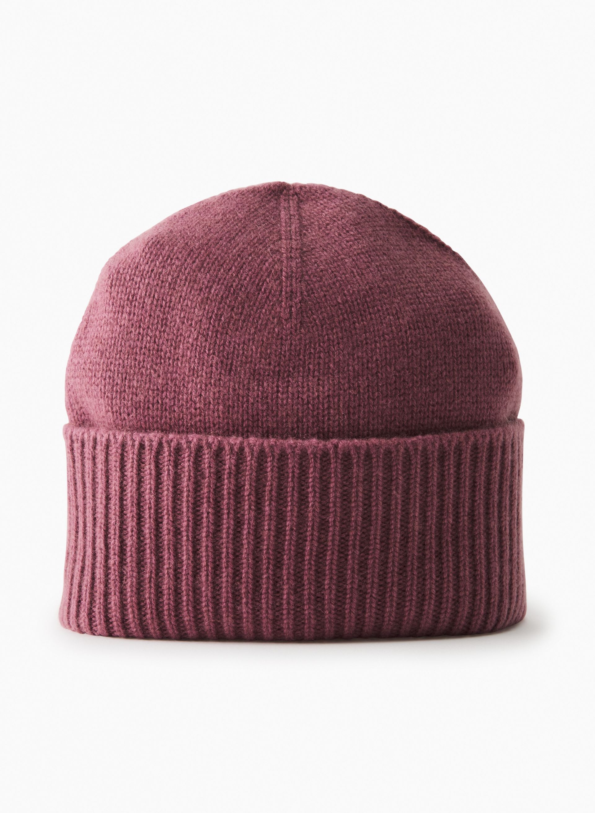 CASHMERE JERSEY-RIB CUFFED BEANIE | Aritzia