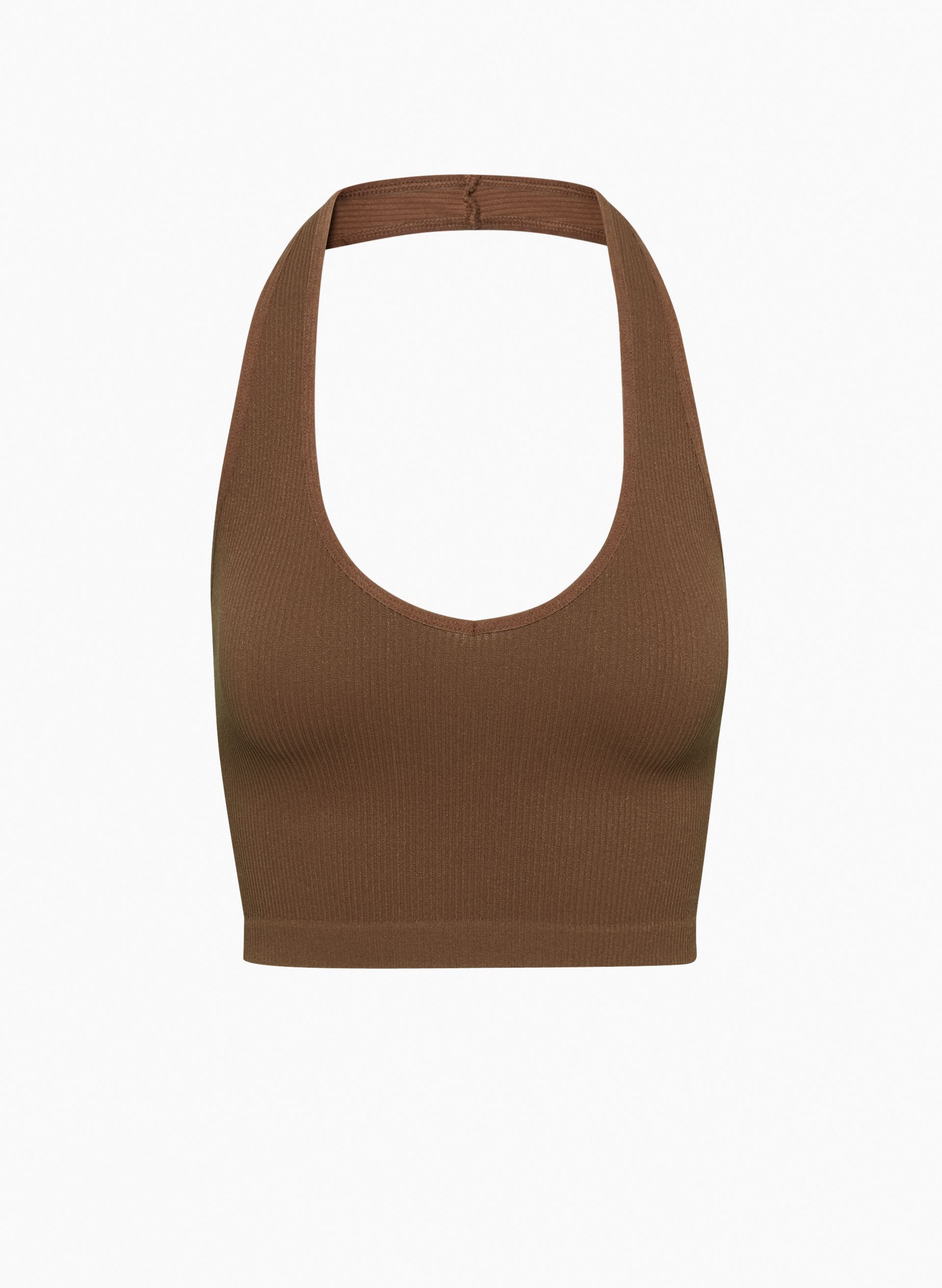 SINCHSEAMLESS™ RIB HALTER TOP | Aritzia