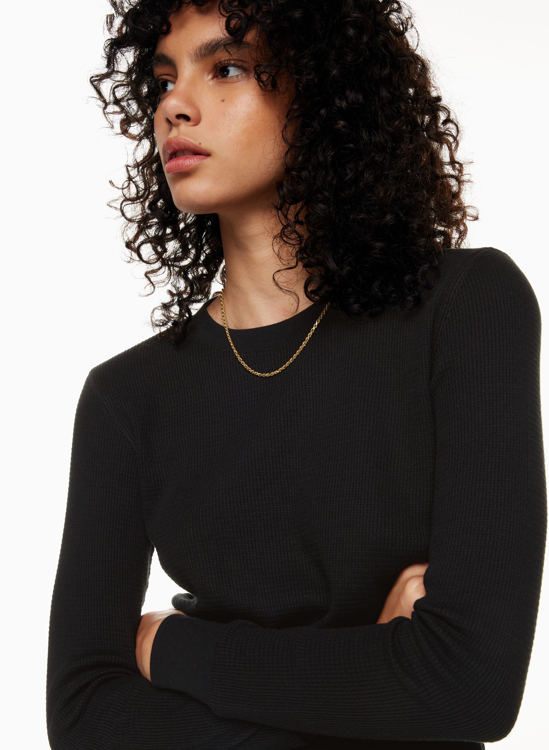 RYDER WAFFLE LONGSLEEVE | Aritzia