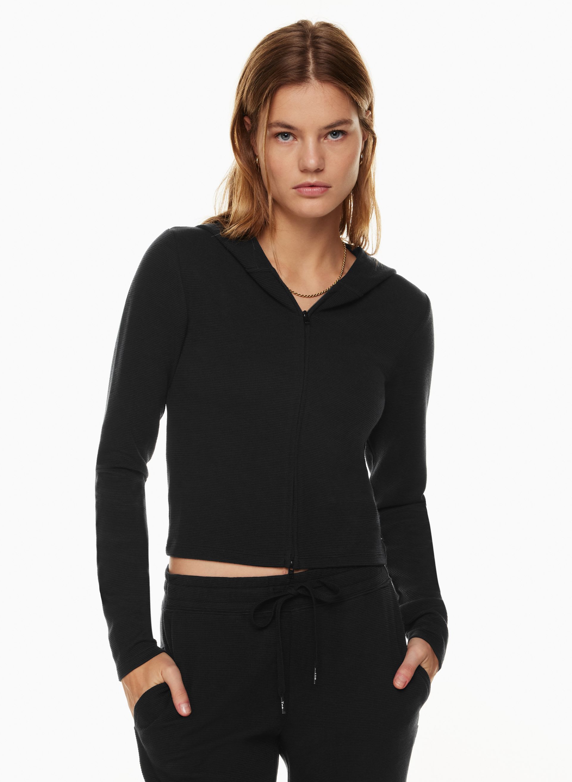 PALMER WAFFLEX ZIP HOODIE | Aritzia