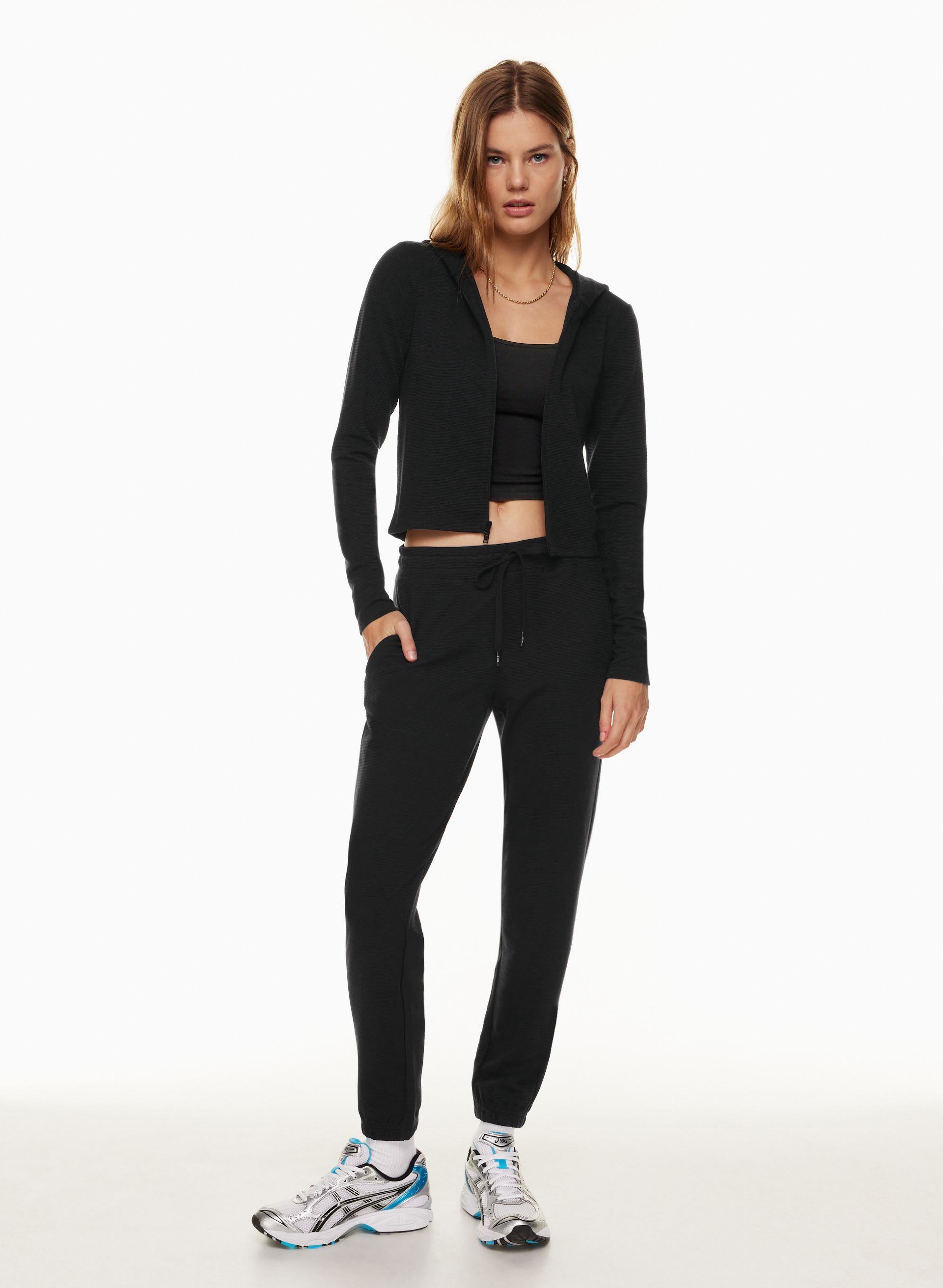PALMER WAFFLEX ZIP HOODIE | Aritzia