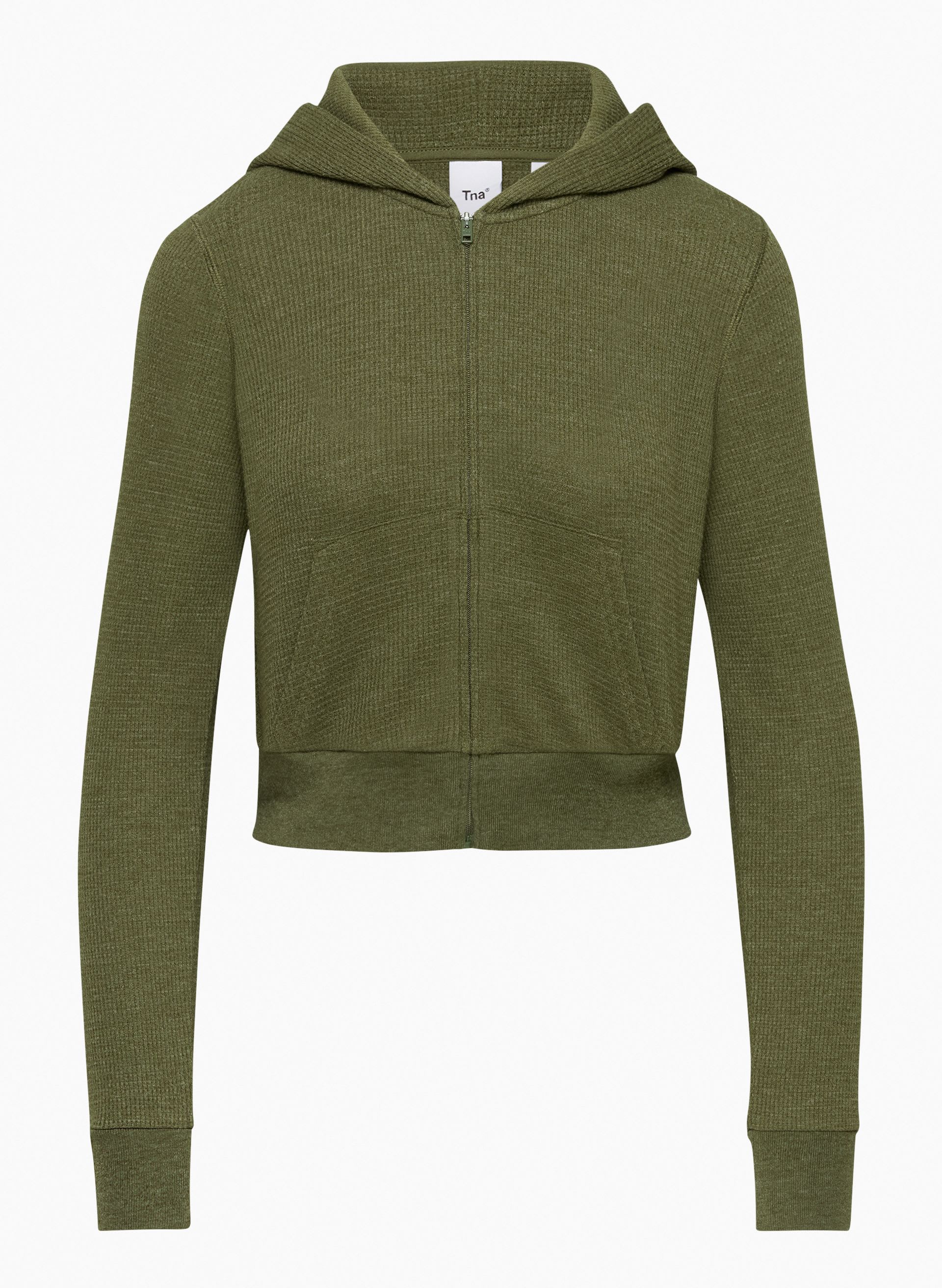 Waffle Zip Hoodie | Aritzia CA
