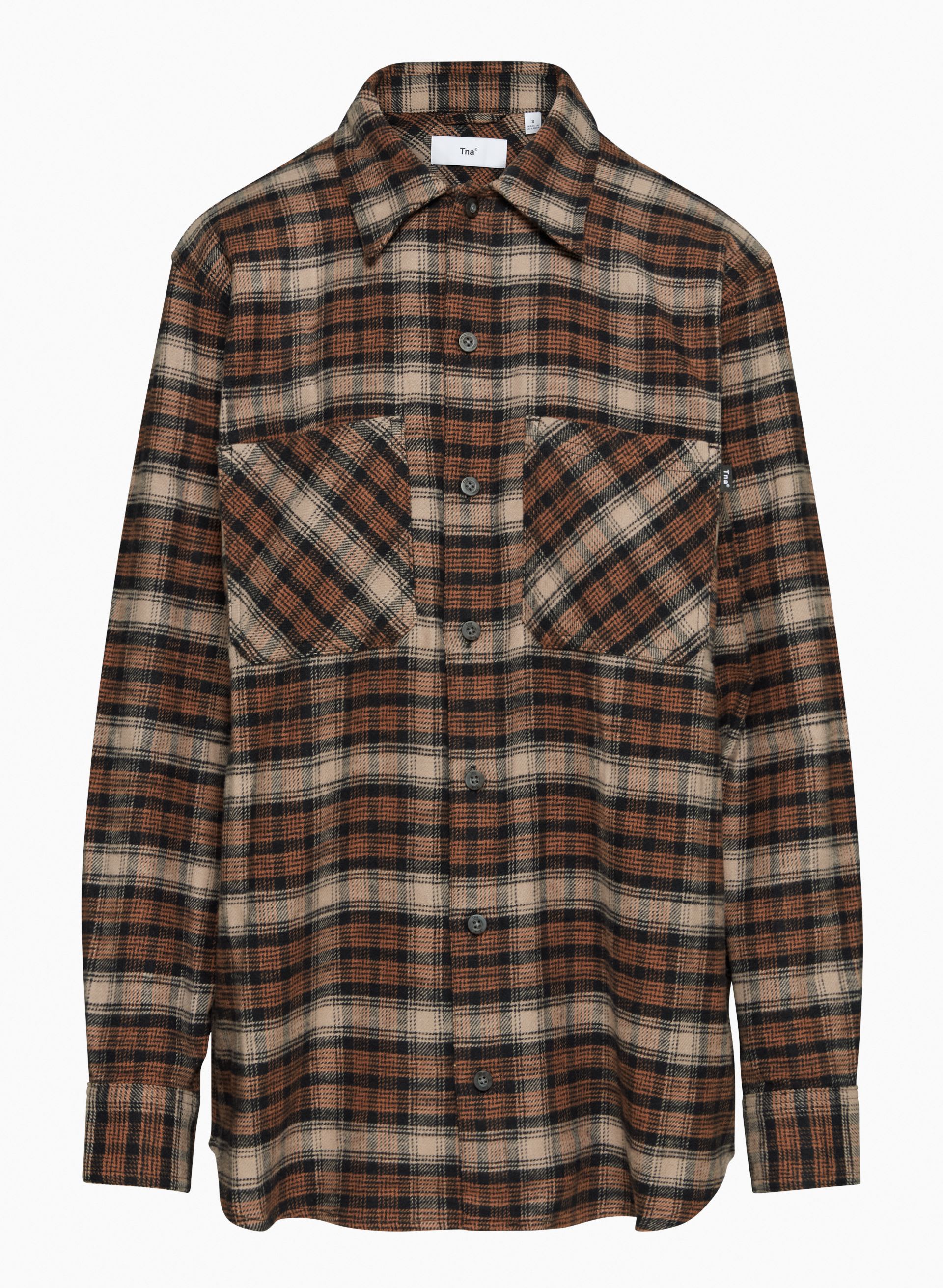 PLAID OVERSIZED SHIRT | Aritzia