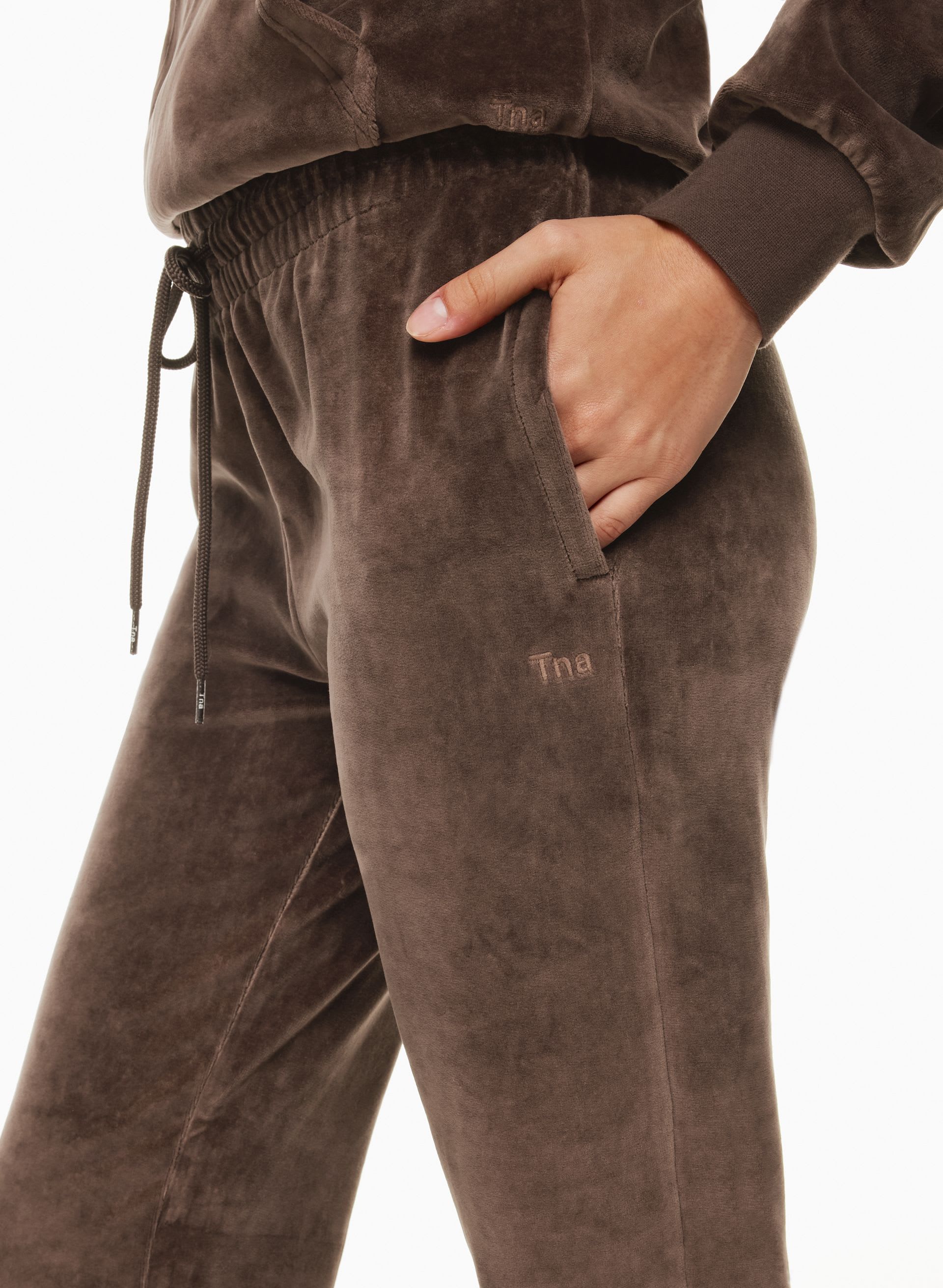 MONTCALM VELOUR JOGGER | Aritzia