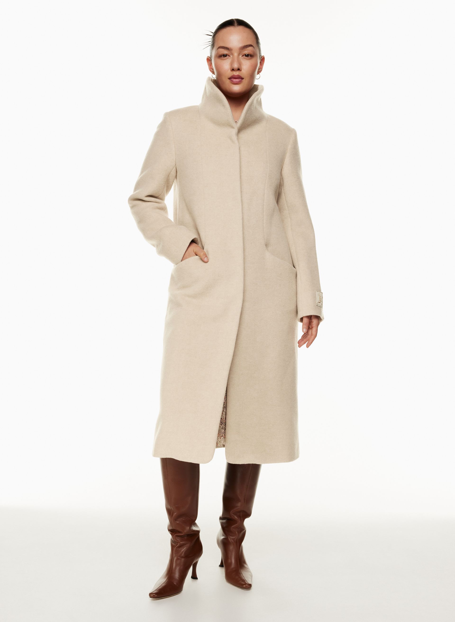 The Cocoon Long Coat - Wool Cashmere | Aritzia US
