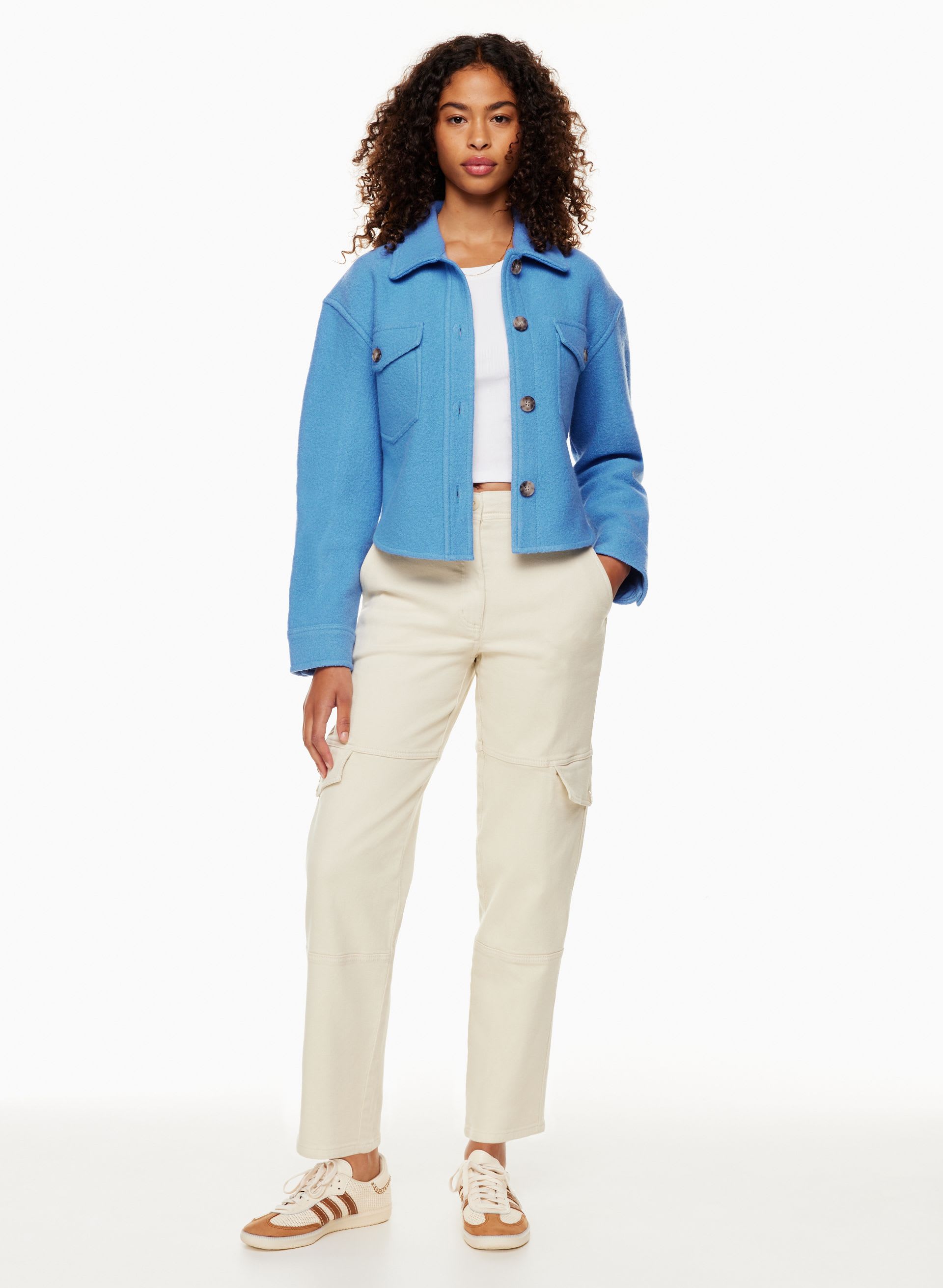 The Ganna™ Cropped Shirt Jacket | Aritzia US