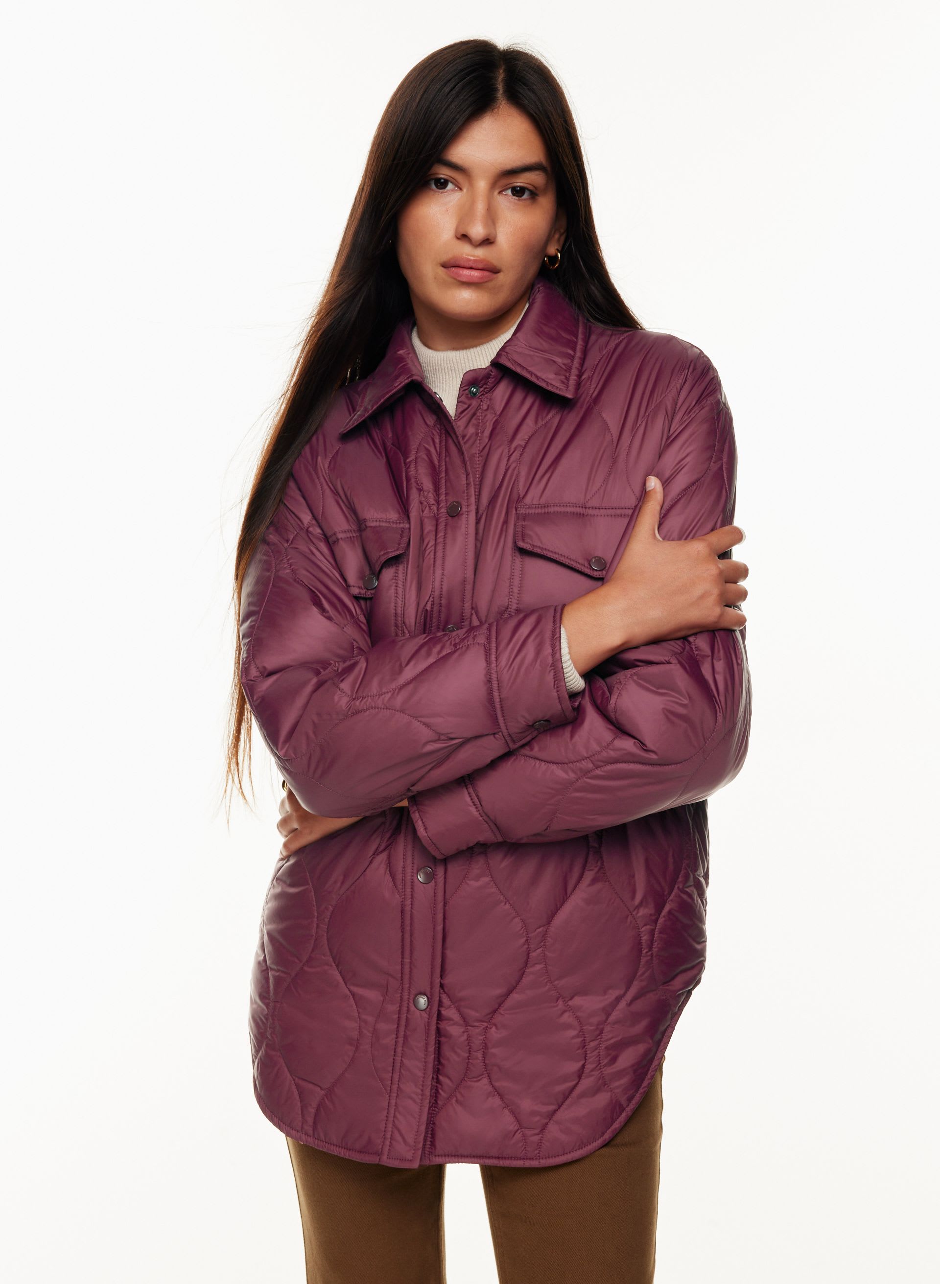 VESTE-CHEMISE ISOLANTE THE GANNA | Aritzia