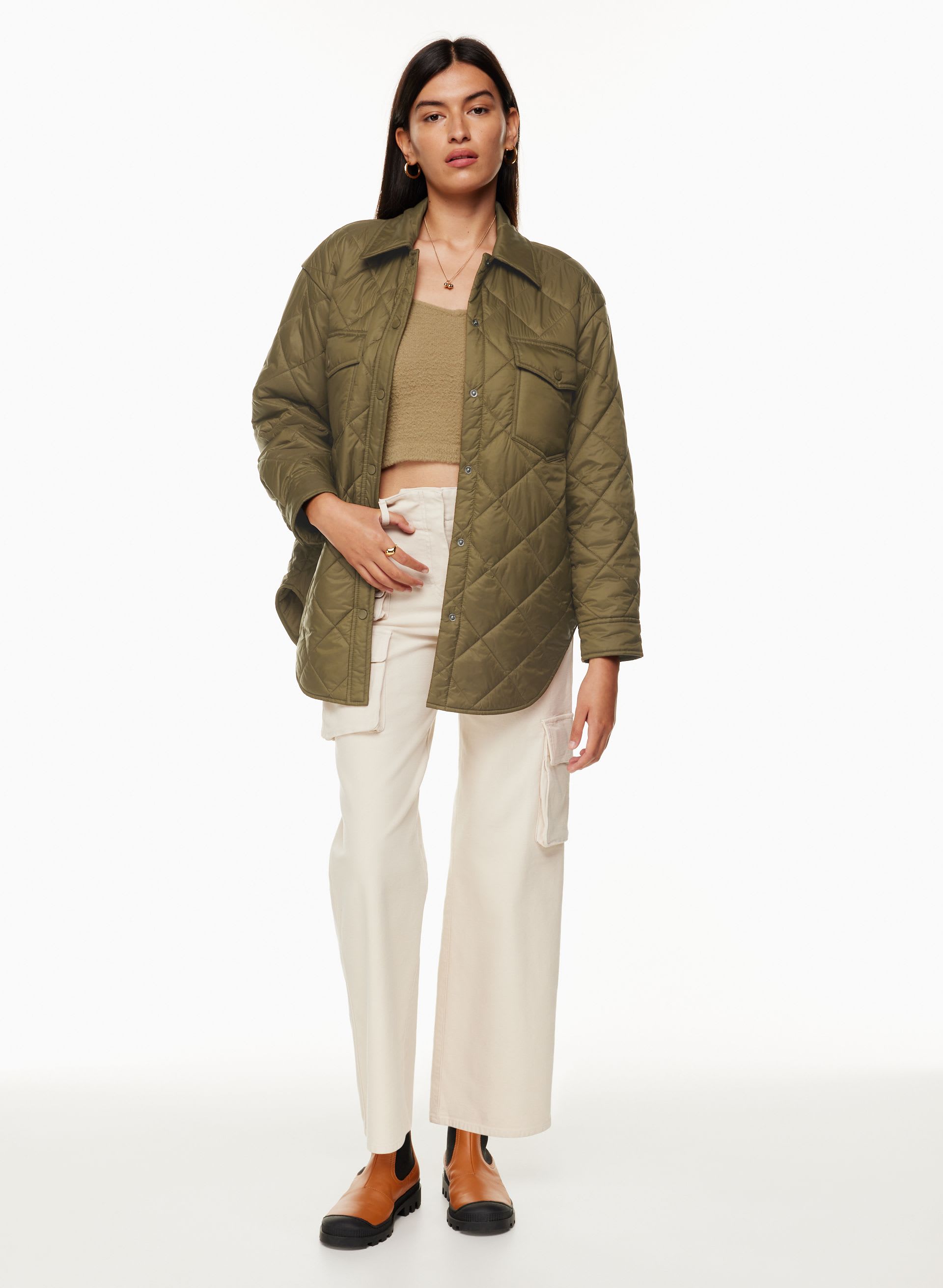 THE GANNA™ QUILTED JACKET | Aritzia