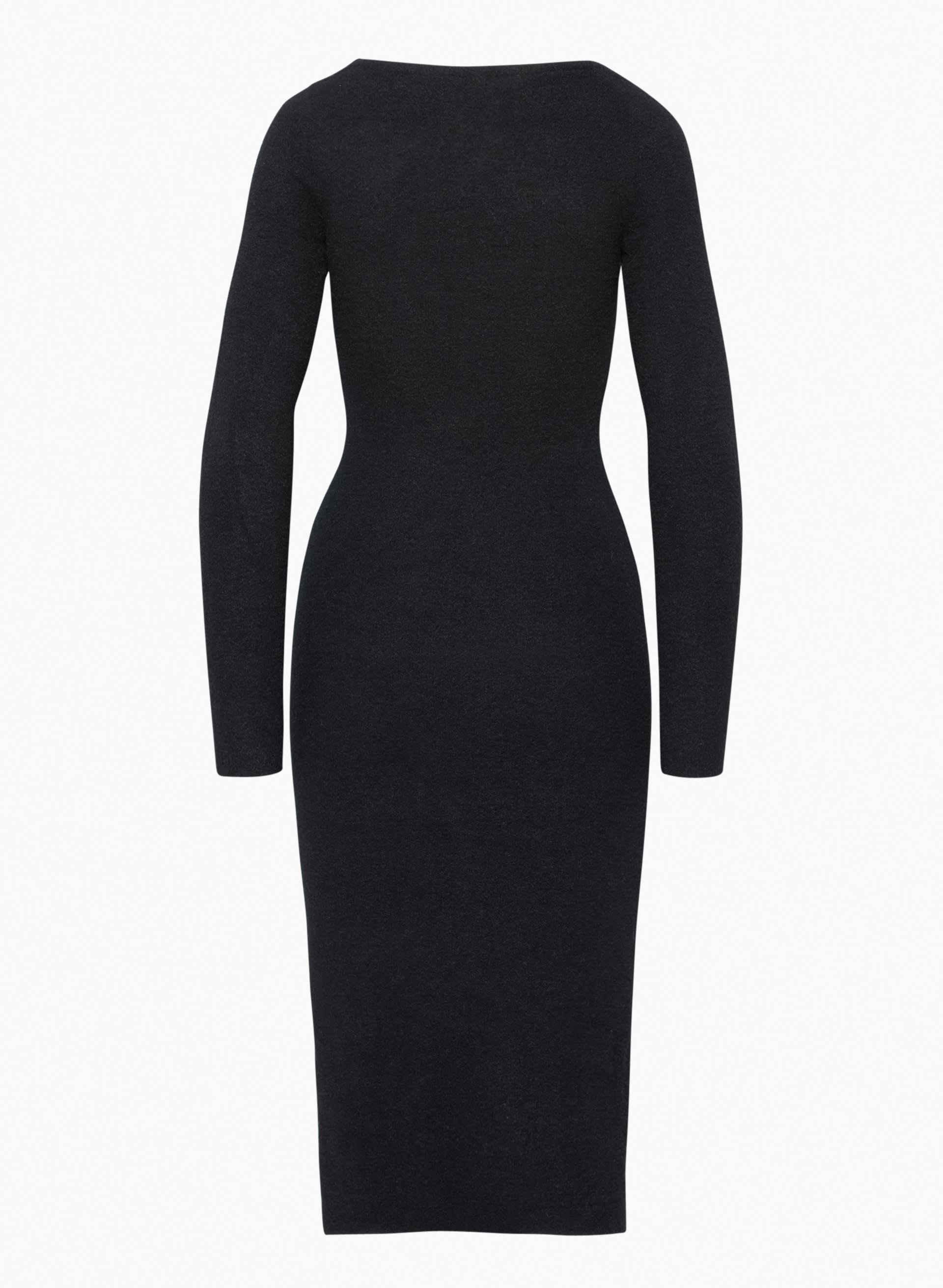 HUSH KNIT V-NECK DRESS | Aritzia