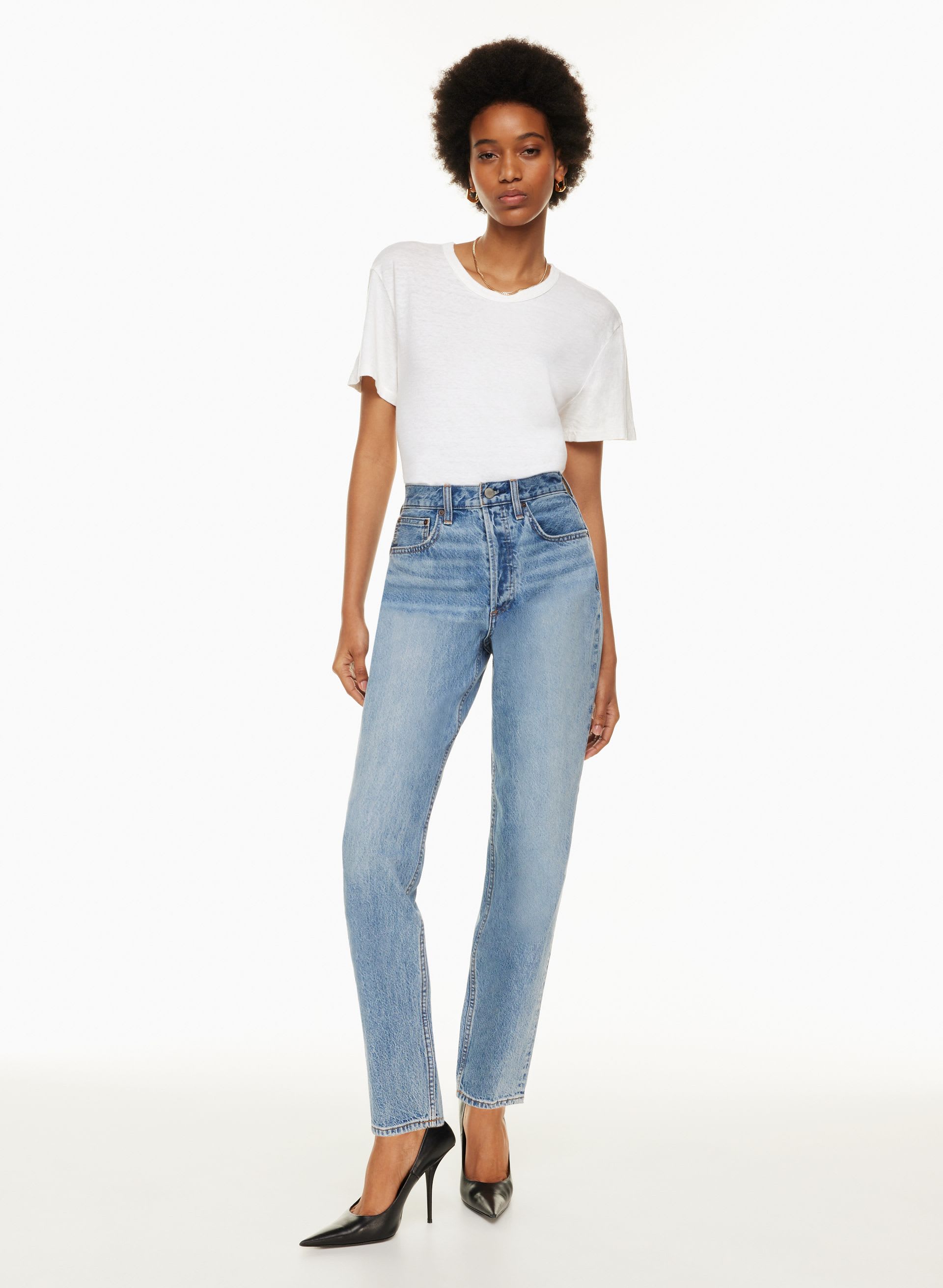 THE '90S BOYFRIEND HIGH RISE TAPERED 30L | Aritzia