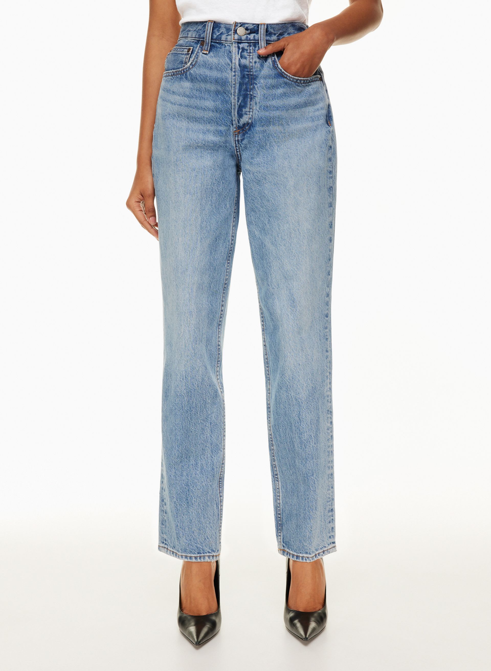 THE '90S BOYFRIEND HIGH RISE TAPERED 30L | Aritzia