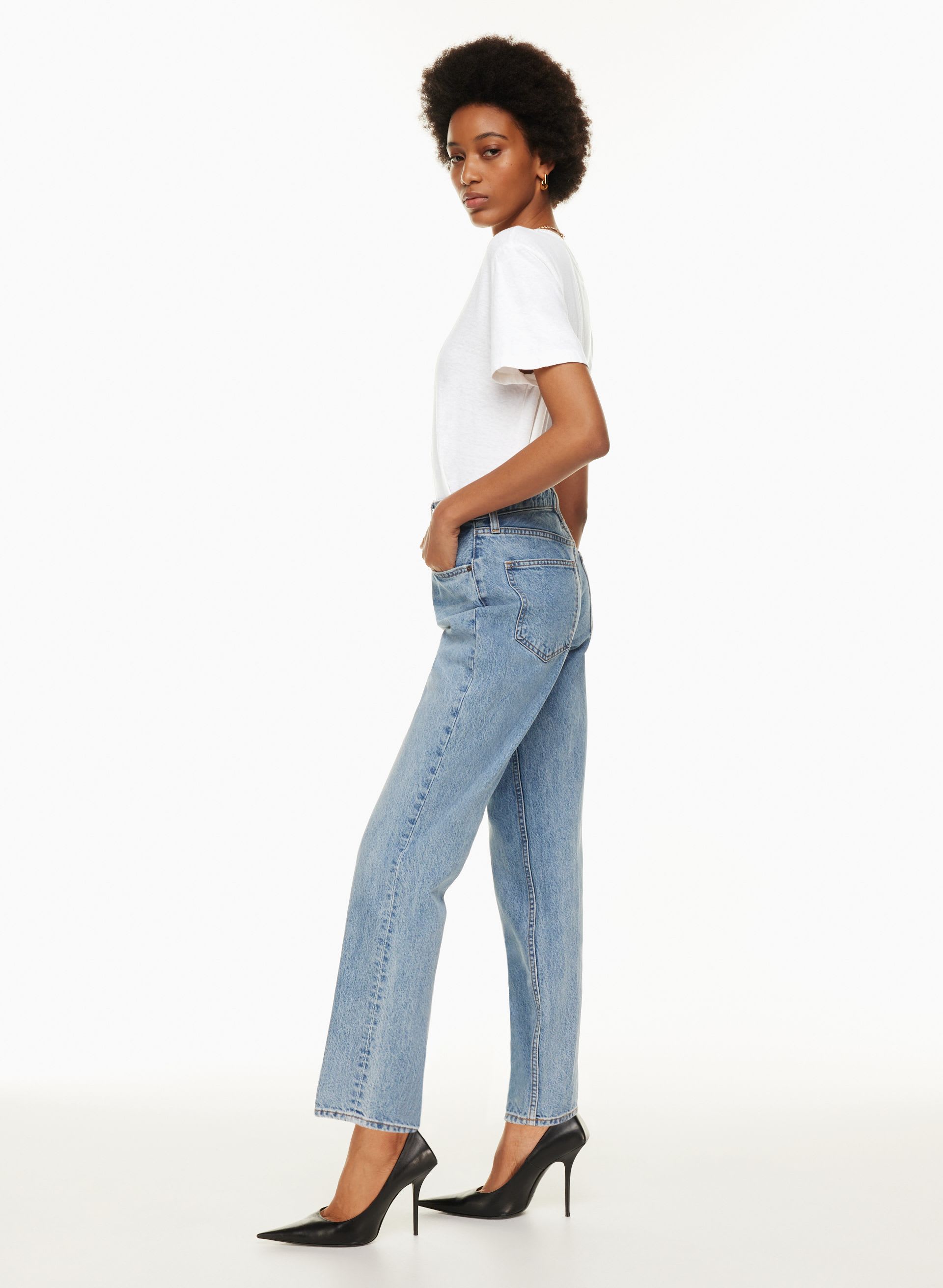 THE '90S BOYFRIEND HIGH RISE TAPERED 30L | Aritzia
