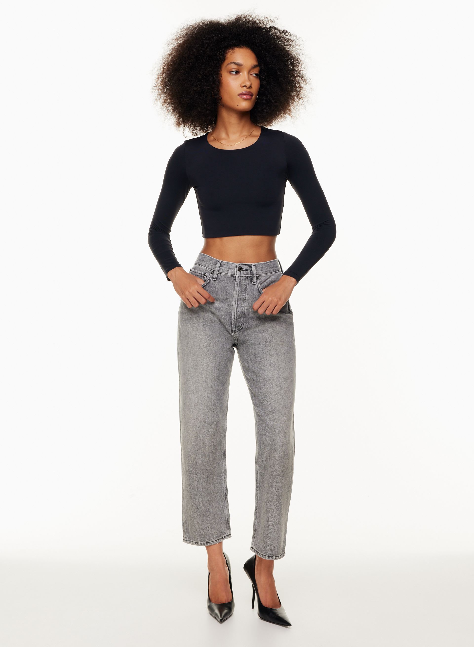 '90S CROP JEAN | Aritzia