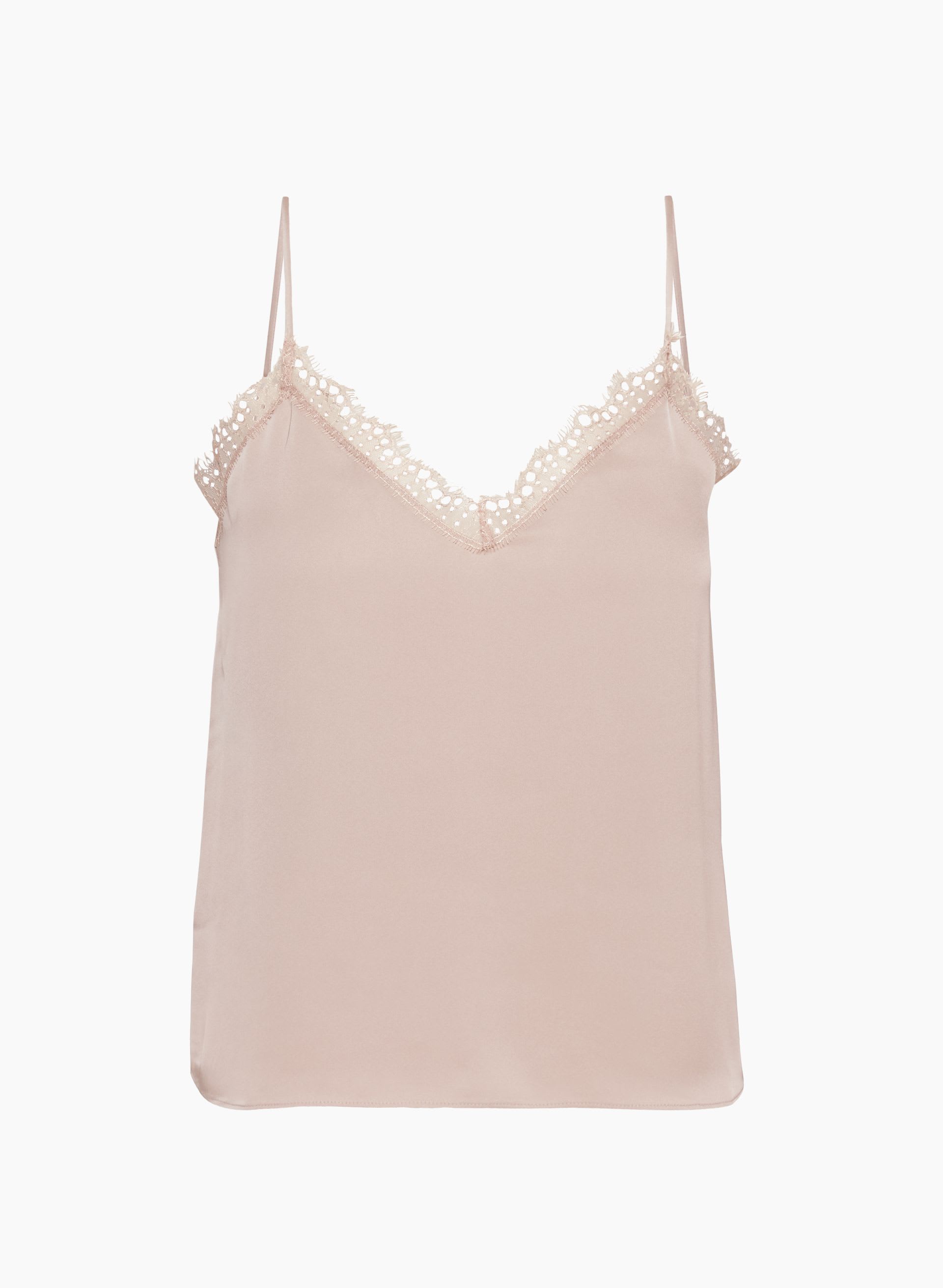♡CARLA♡カーラ♡Satin lace camisole white♡ ♡CARLA♡カーラ